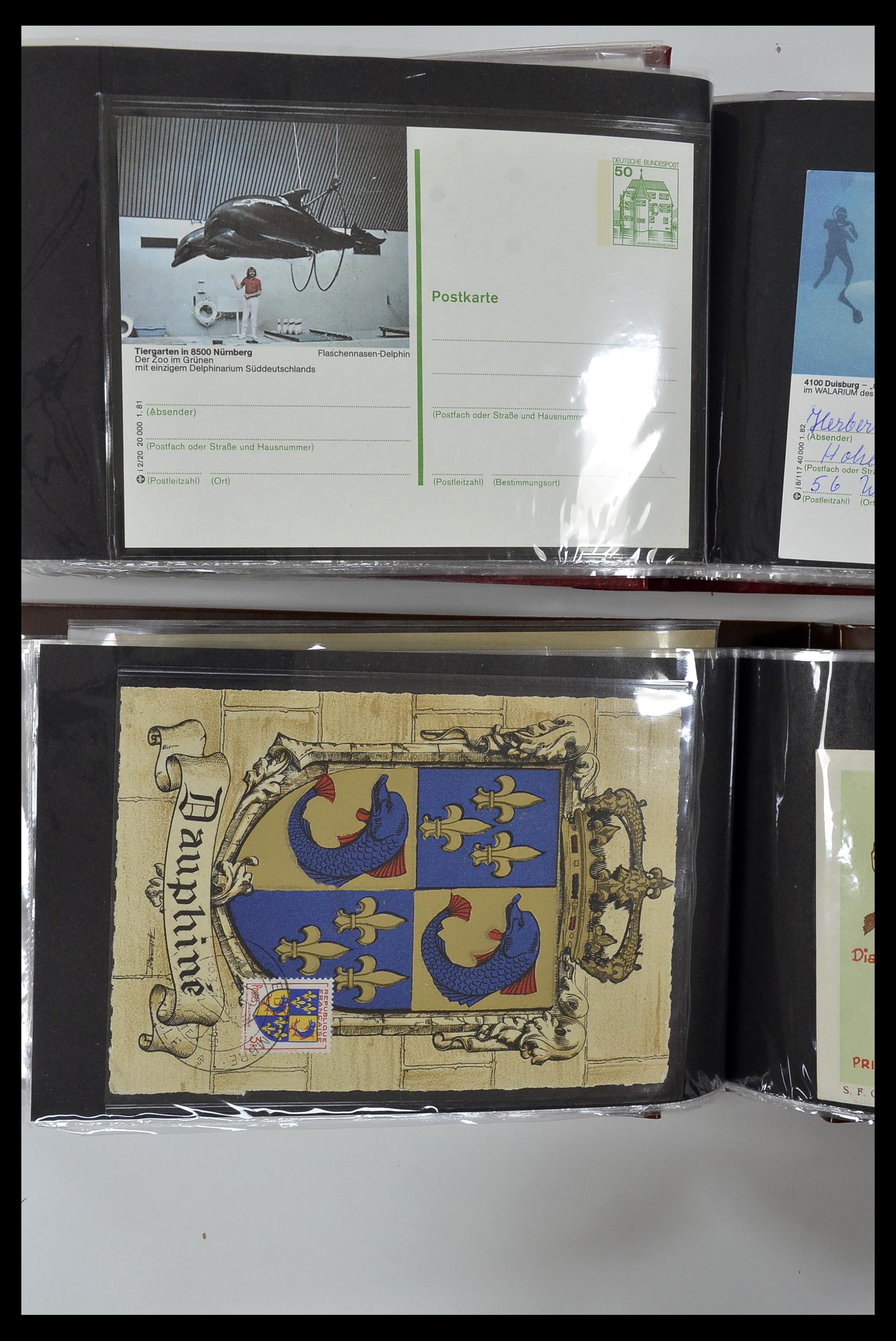 35076 845 - Postzegelverzameling 35076 Motief vissen brieven 1912-2000.