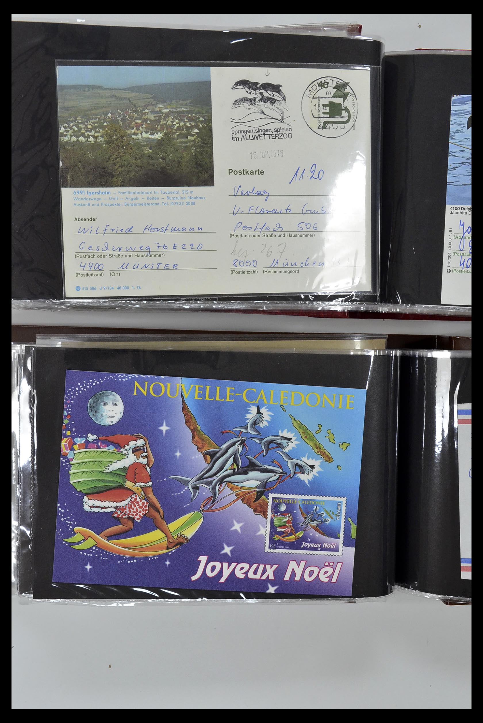 35076 846 - Postzegelverzameling 35076 Motief vissen brieven 1912-2000.