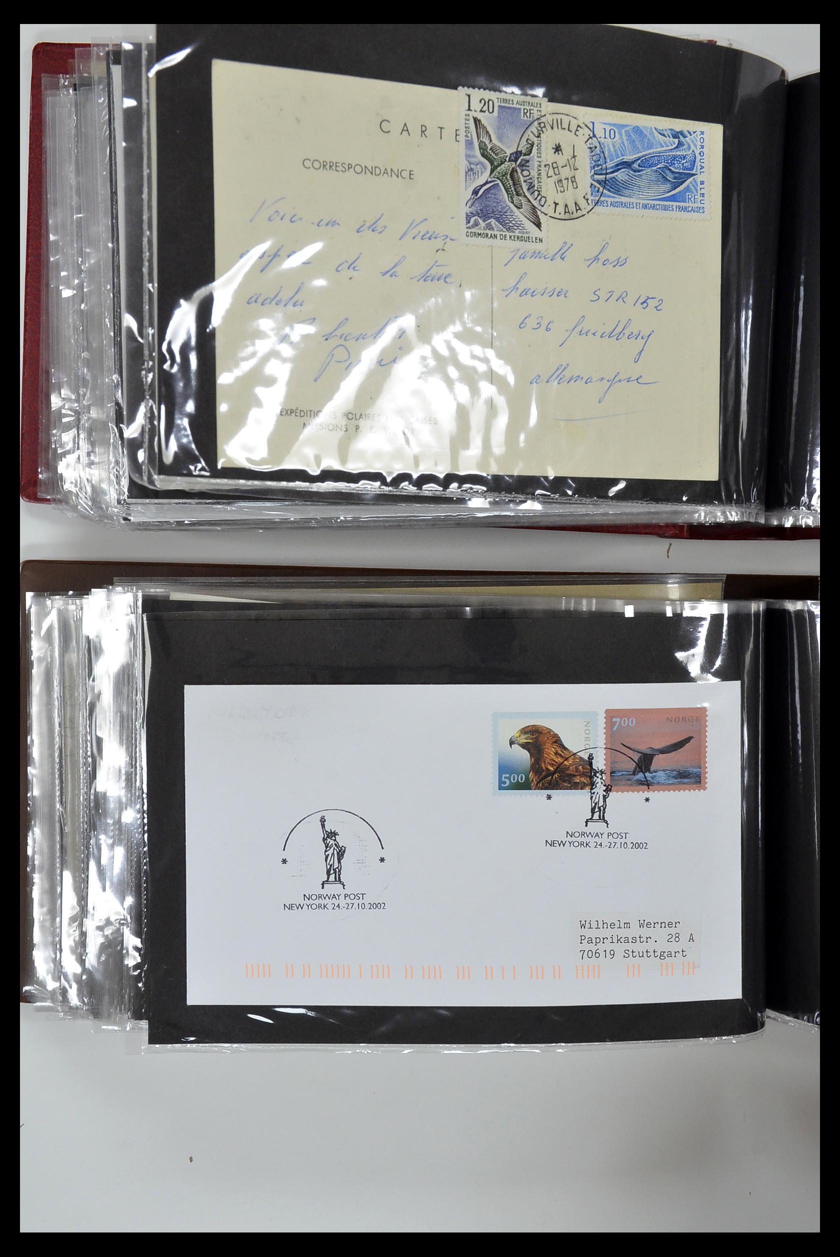 35076 861 - Postzegelverzameling 35076 Motief vissen brieven 1912-2000.