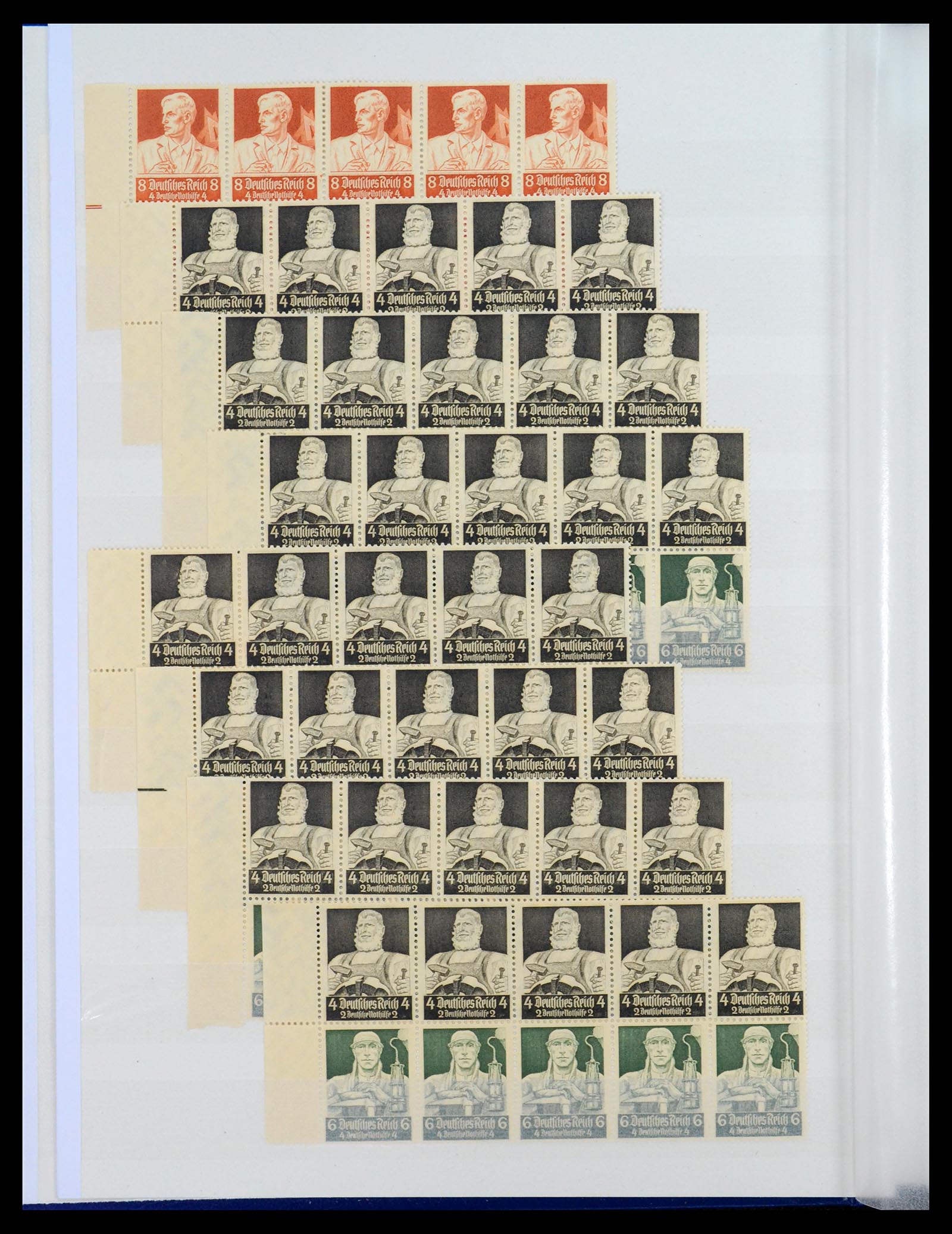 35080 004 - Stamp Collection 35080 Germany combinations 1911-1958.