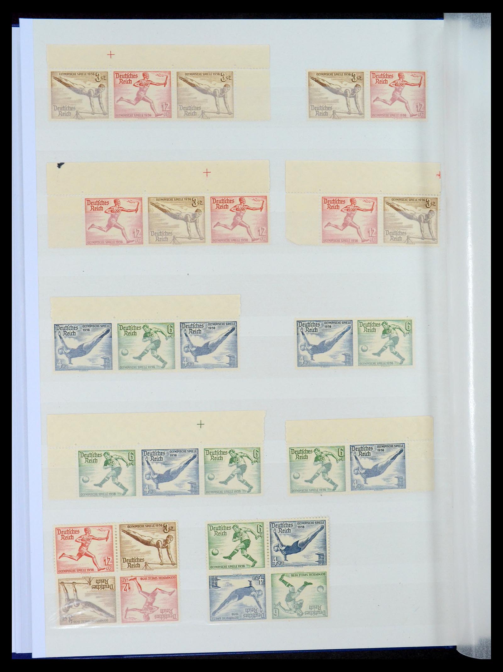 35080 010 - Stamp Collection 35080 Germany combinations 1911-1958.