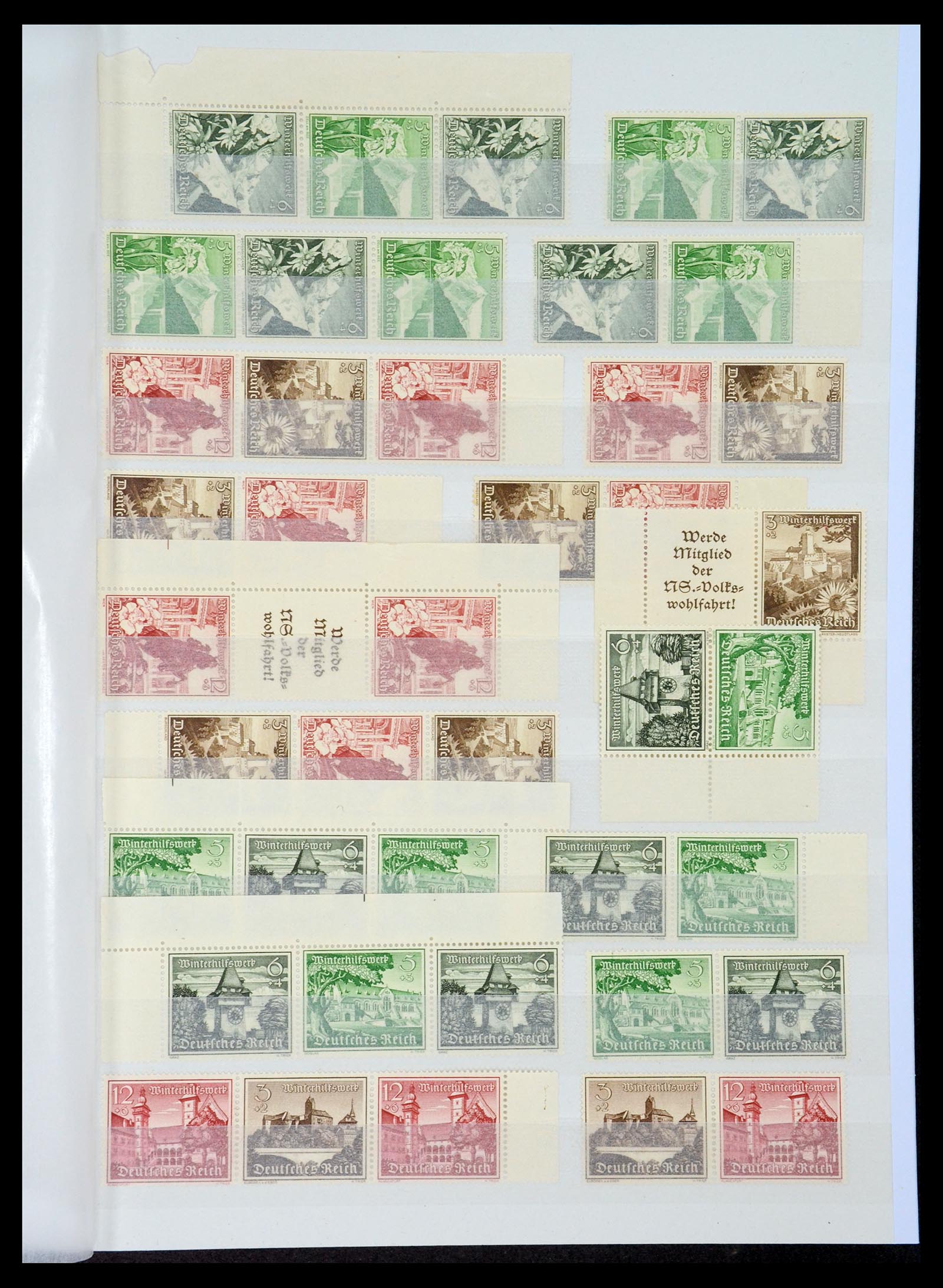 35080 013 - Stamp Collection 35080 Germany combinations 1911-1958.