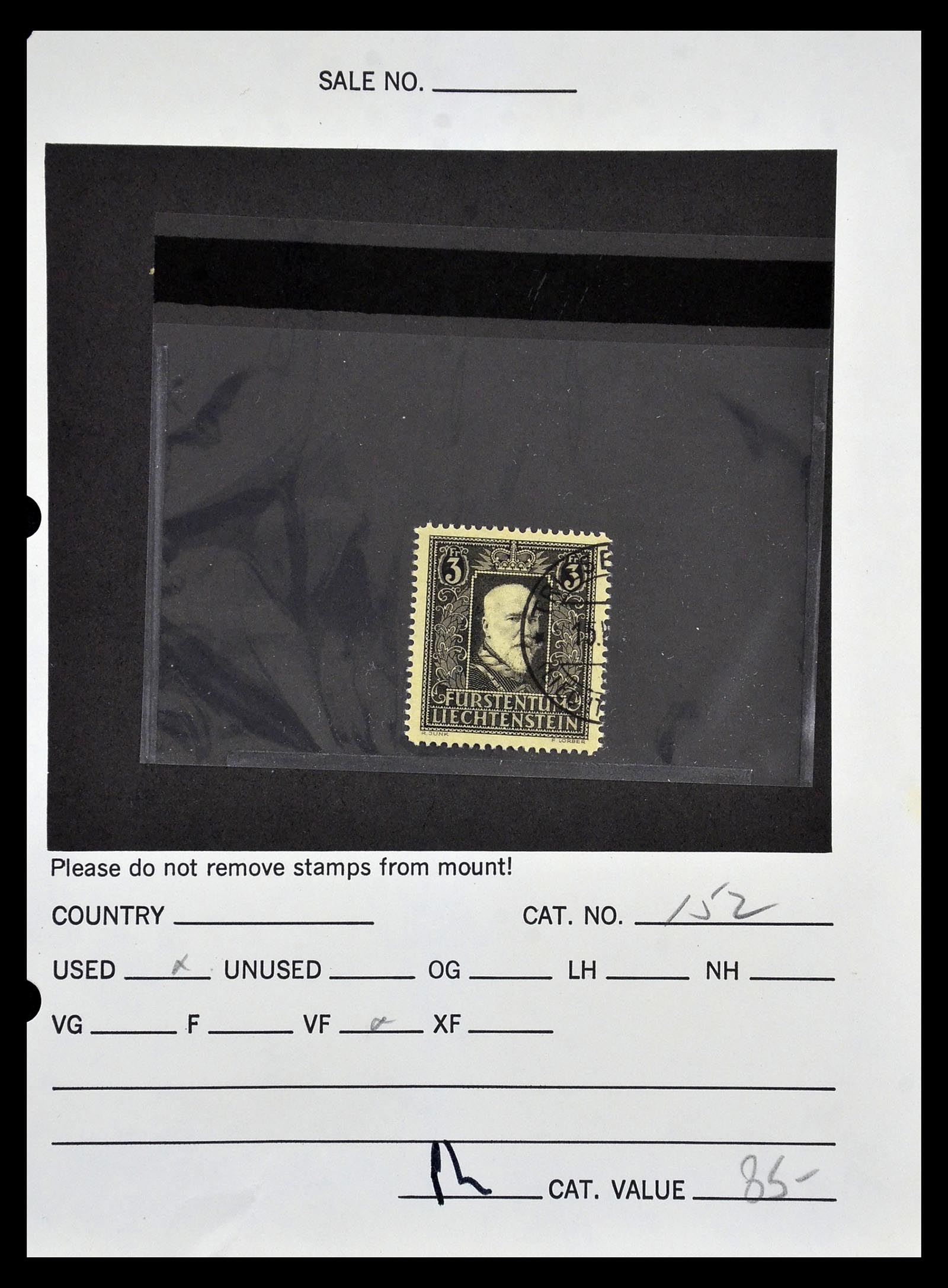 35081 005 - Stamp Collection 35081 Liechtenstein 1912-1960.