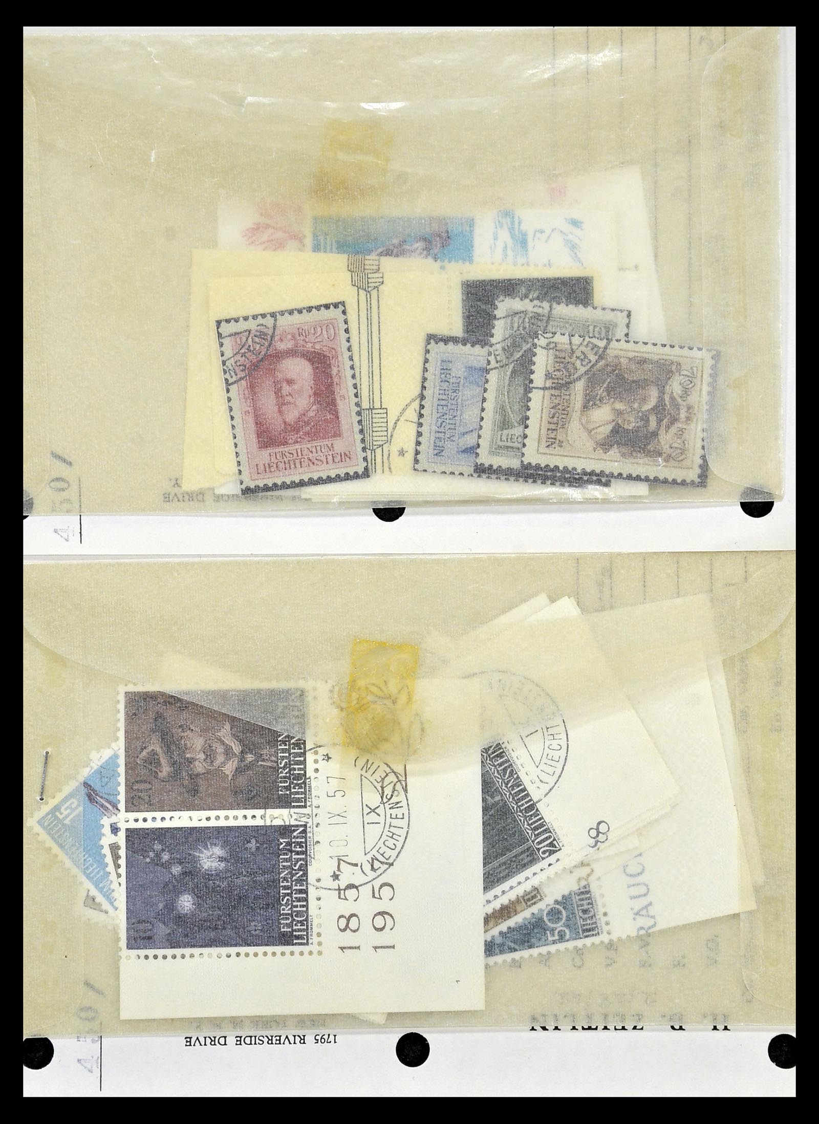 35081 007 - Stamp Collection 35081 Liechtenstein 1912-1960.