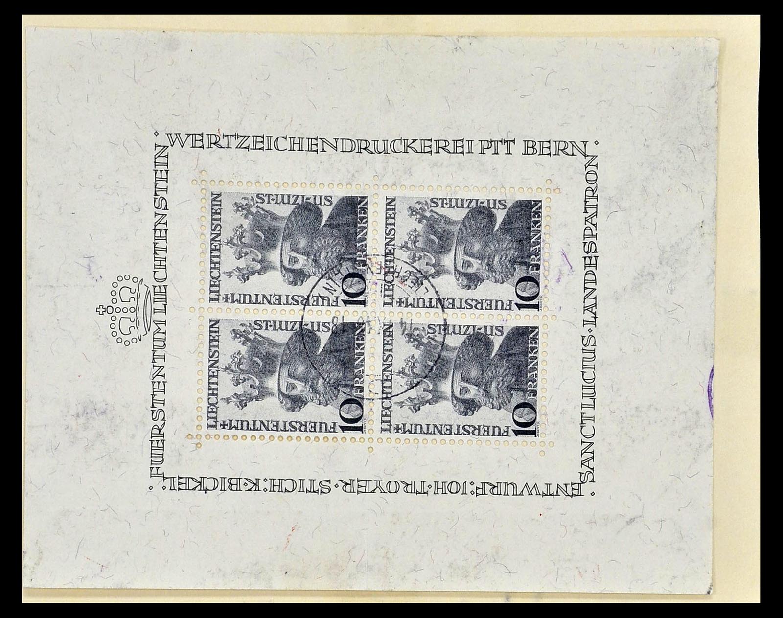 35081 012 - Stamp Collection 35081 Liechtenstein 1912-1960.