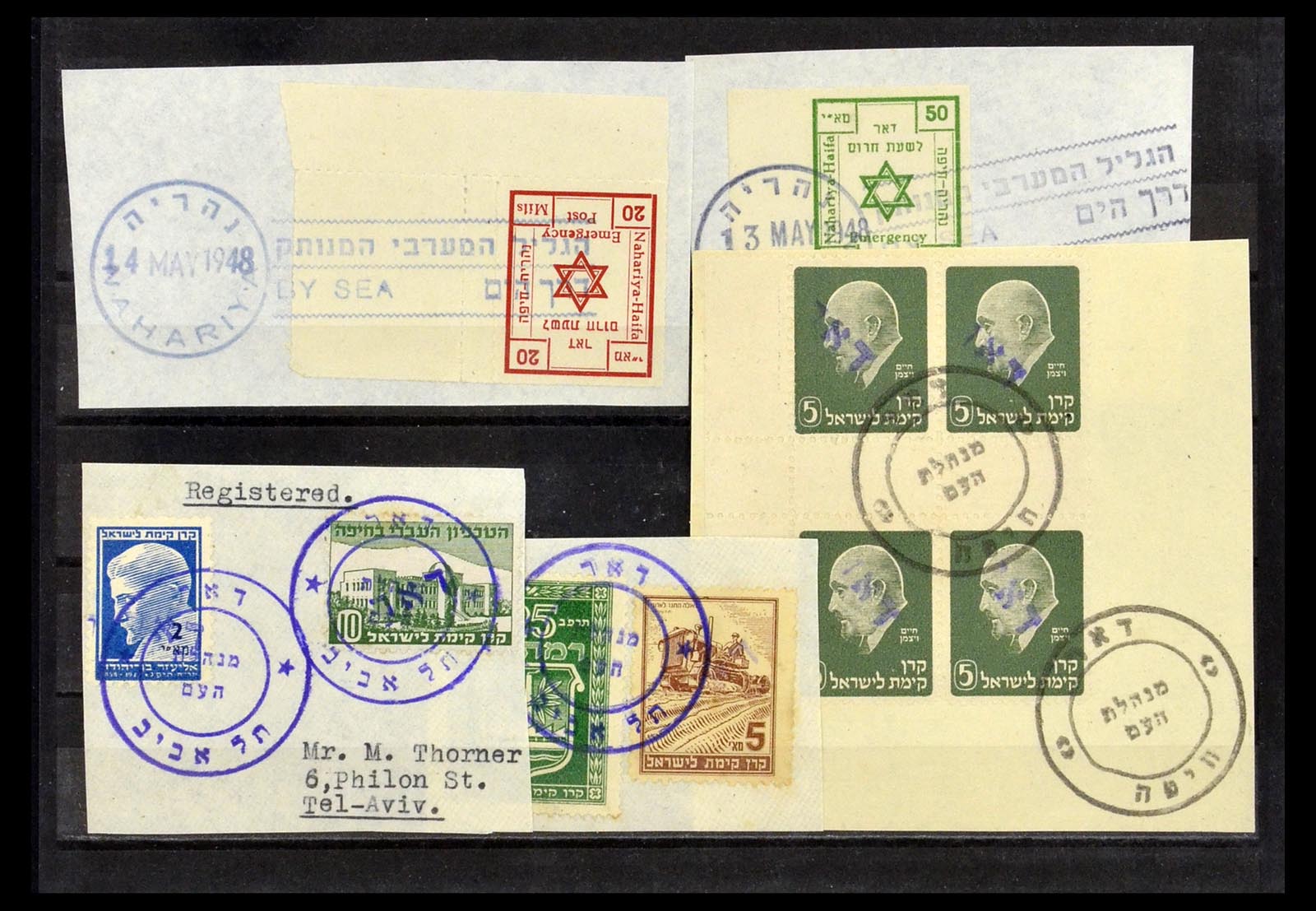 35084 001 - Stamp Collection 35084 Israel specialties 1948-2013.