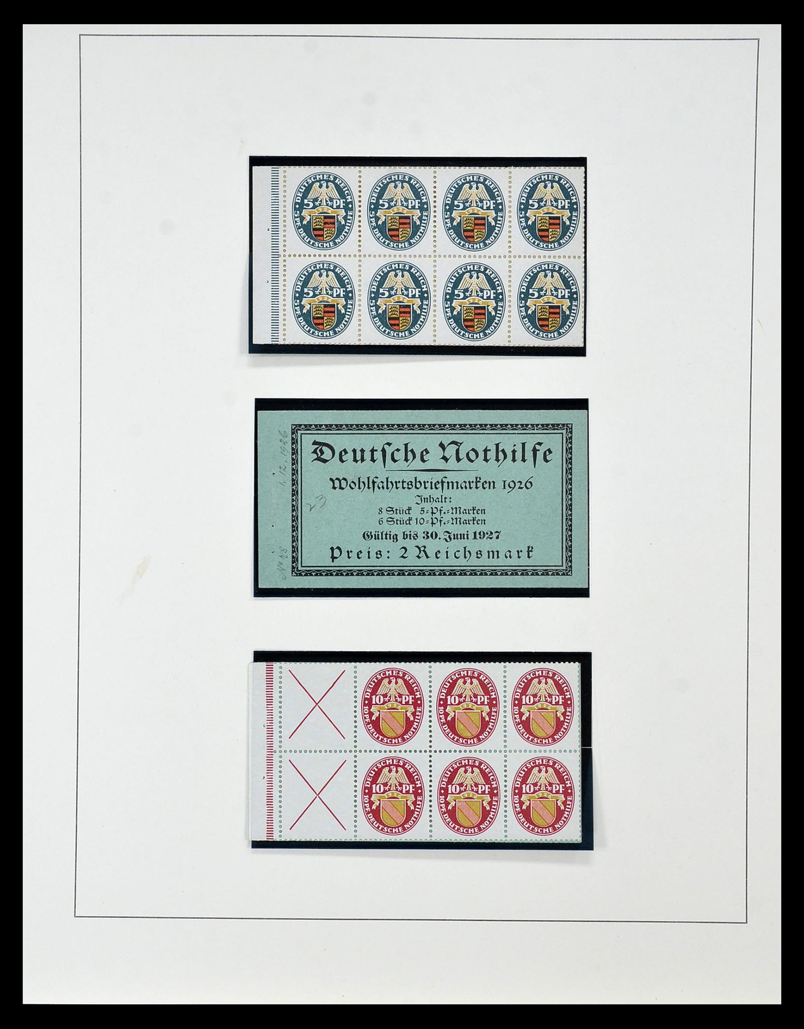 35085 011 - Postzegelverzameling 35085 Duitsland combinaties SUPERcollectie 1911-