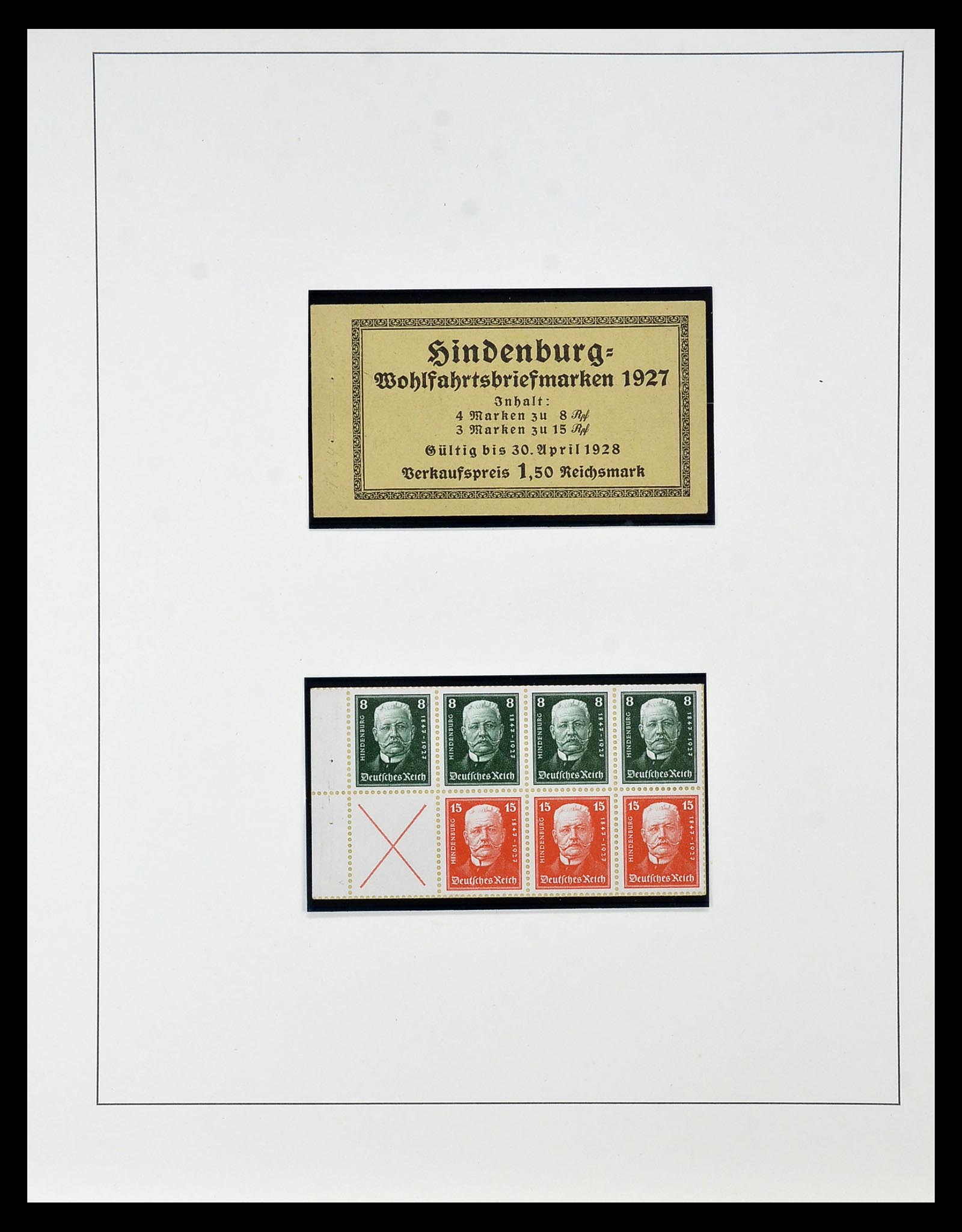 35085 016 - Stamp Collection 35085 Germany combinations SUPERcollection 1911-1955.