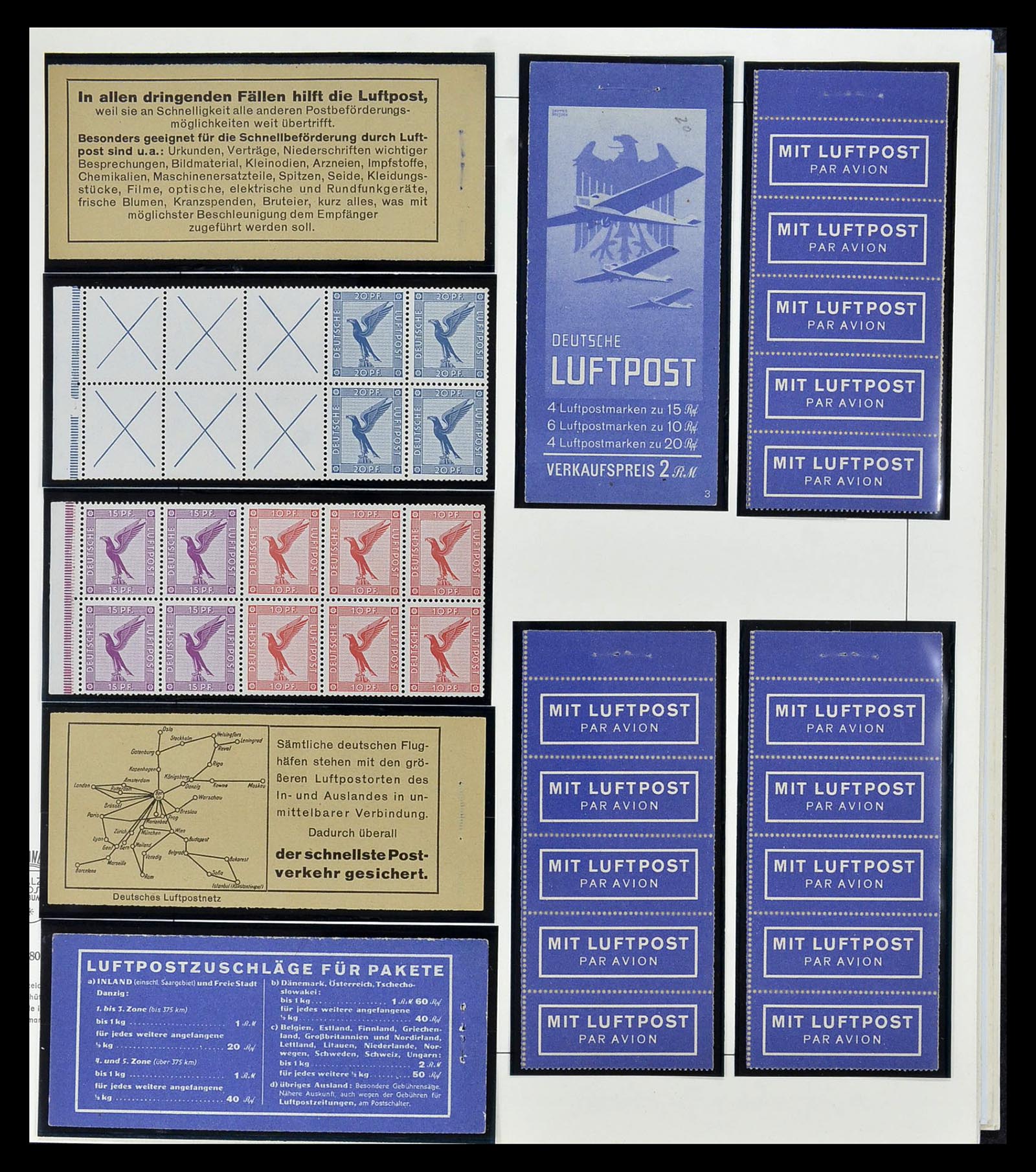 35085 026 - Postzegelverzameling 35085 Duitsland combinaties SUPERcollectie 1911-