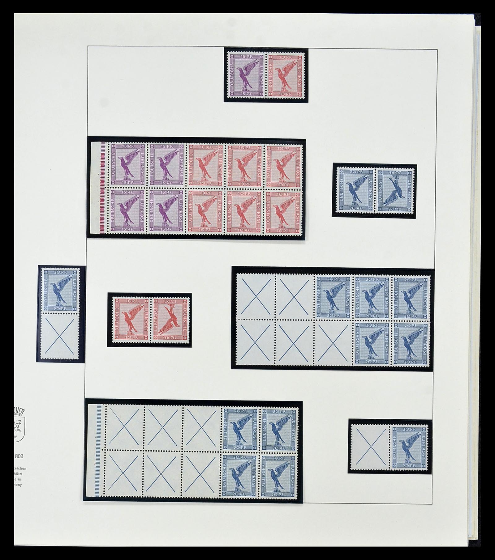 35085 027 - Postzegelverzameling 35085 Duitsland combinaties SUPERcollectie 1911-