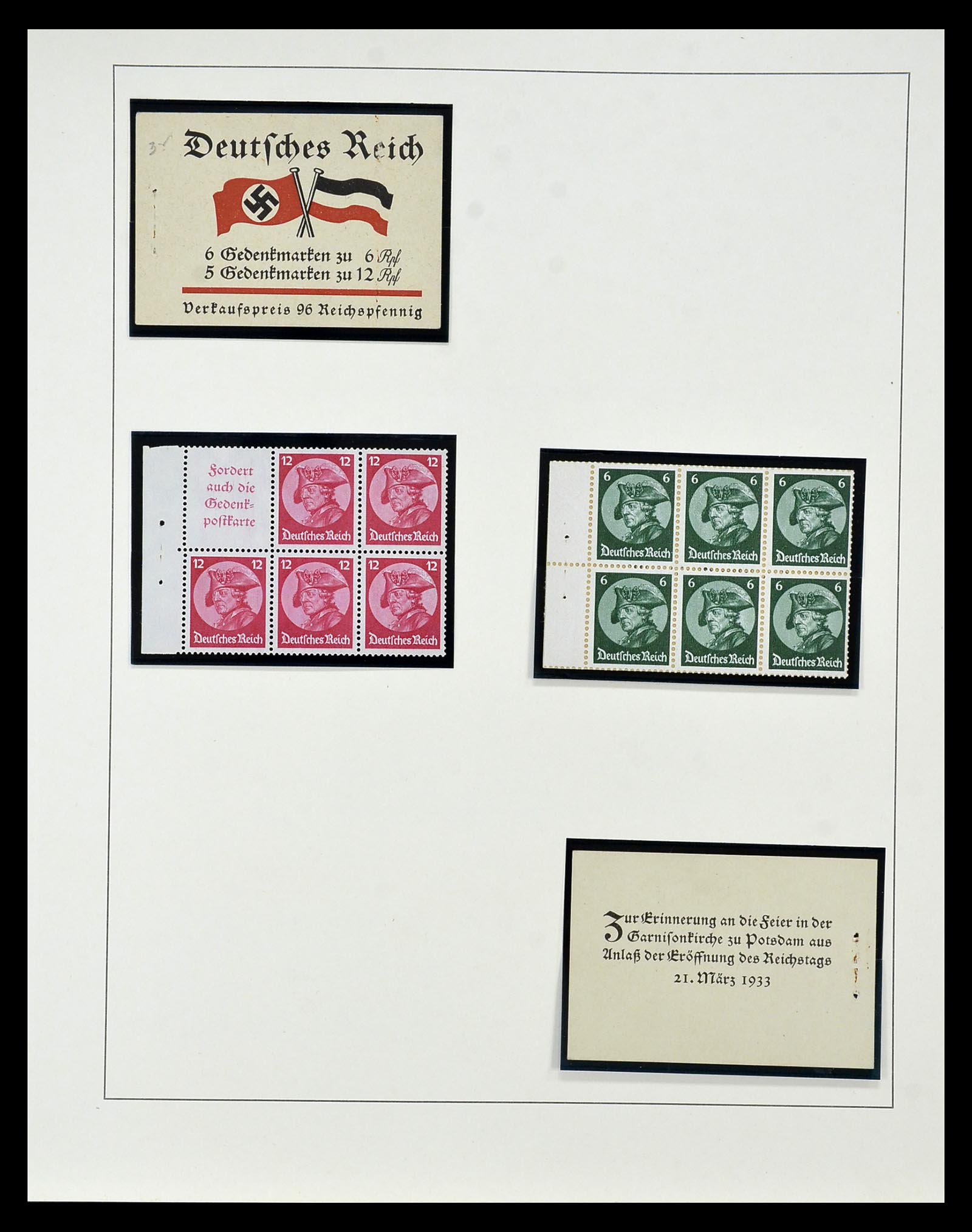 35085 028 - Stamp Collection 35085 Germany combinations SUPERcollection 1911-1955.
