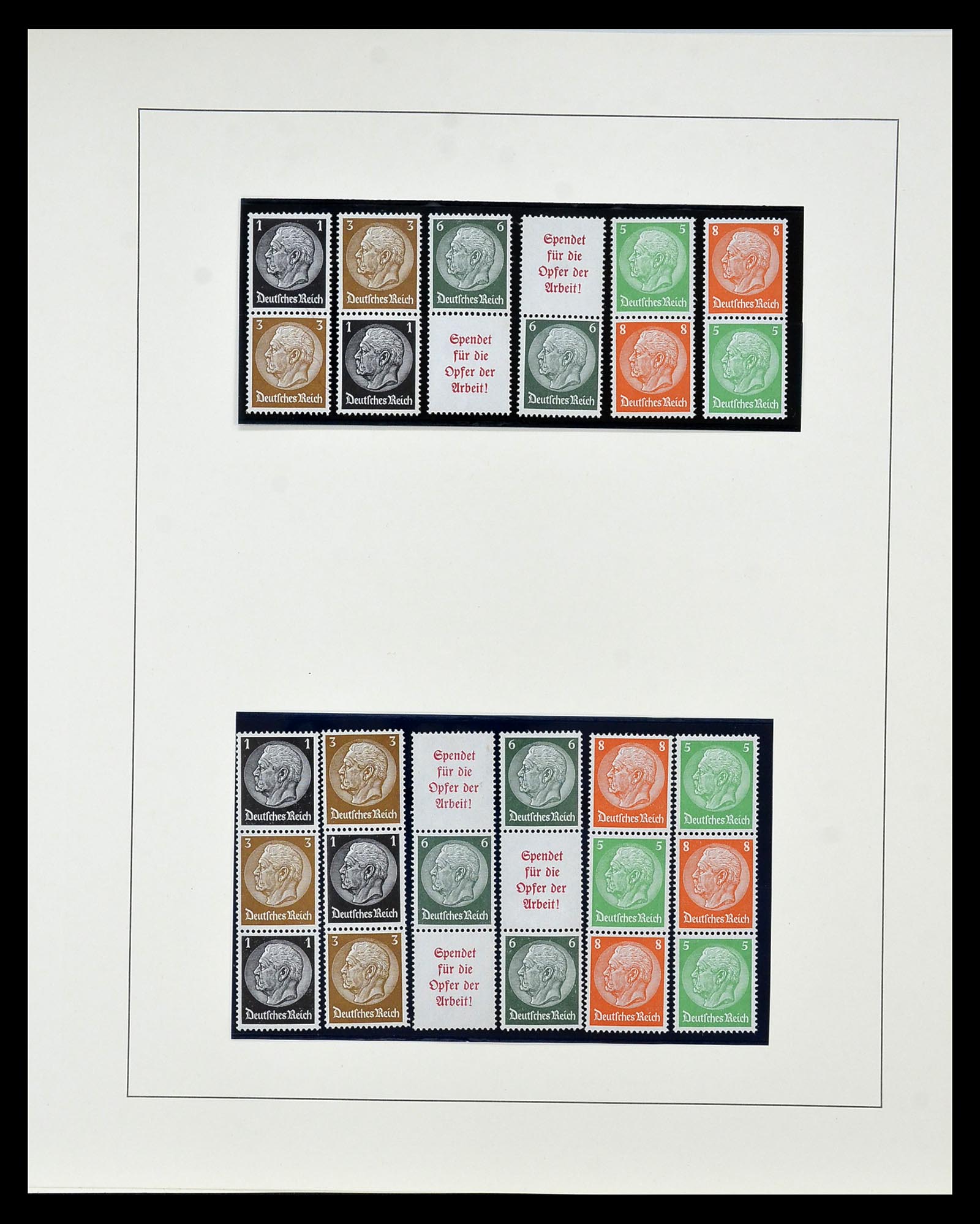 35085 036 - Postzegelverzameling 35085 Duitsland combinaties SUPERcollectie 1911-