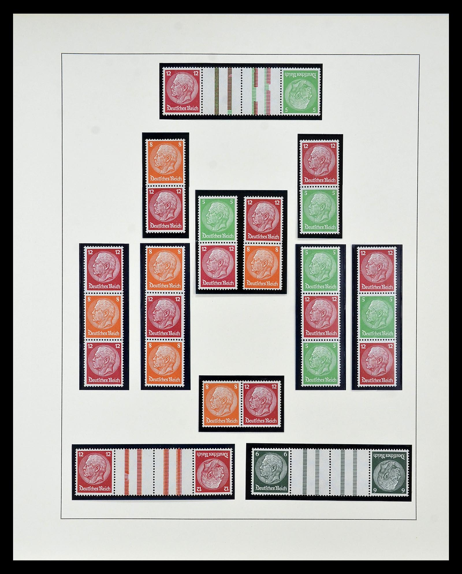 35085 038 - Postzegelverzameling 35085 Duitsland combinaties SUPERcollectie 1911-