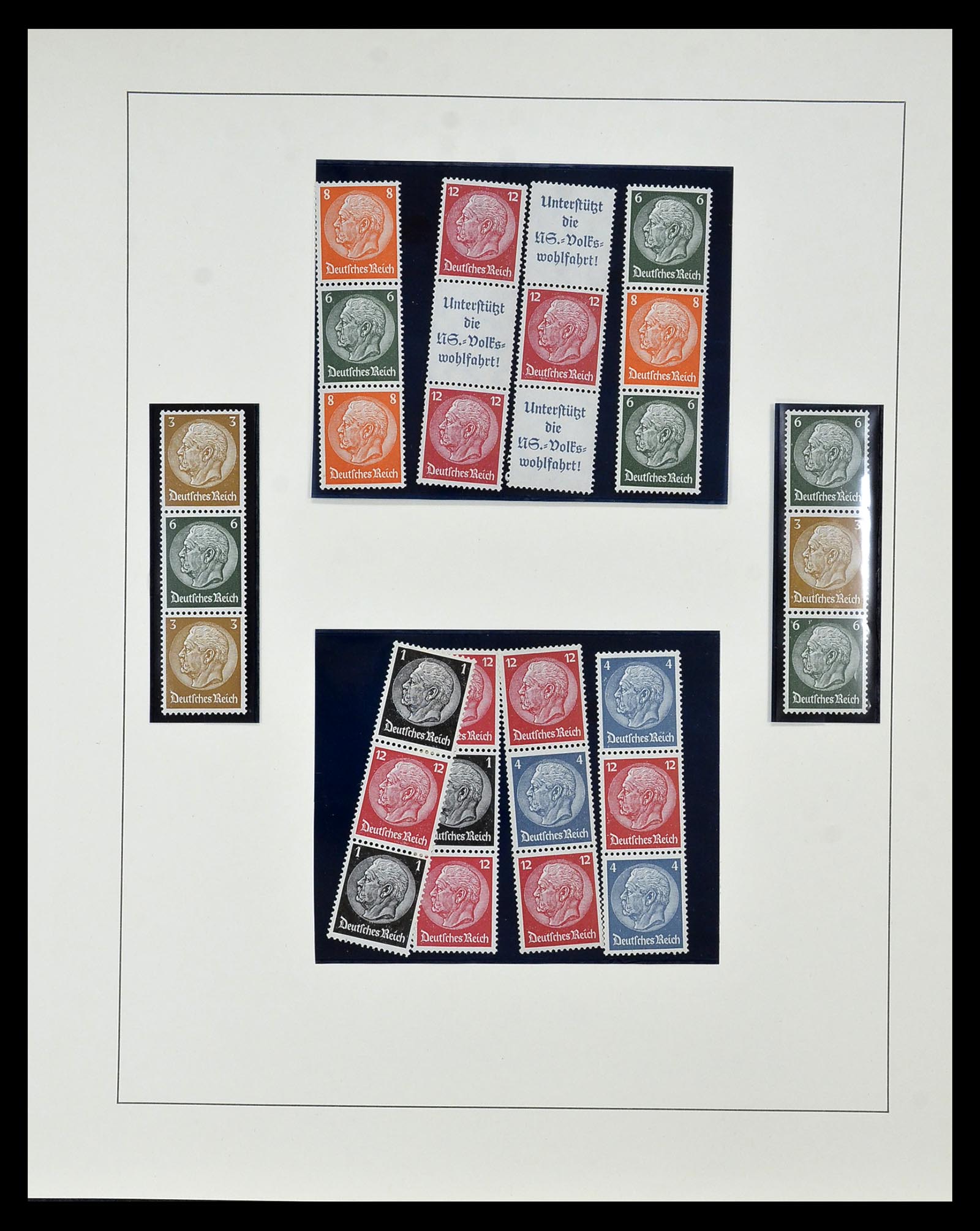 35085 044 - Stamp Collection 35085 Germany combinations SUPERcollection 1911-1955.