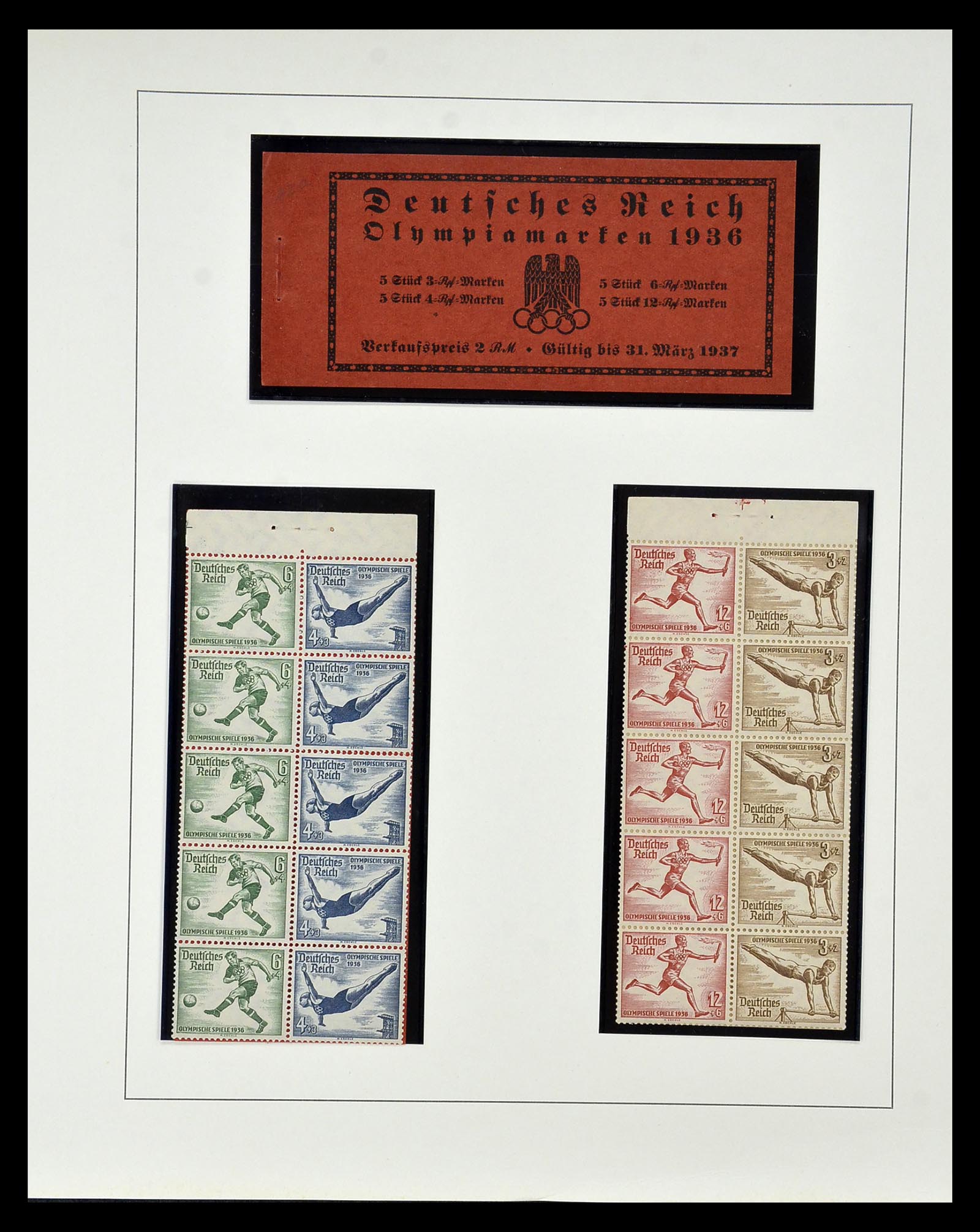 35085 050 - Stamp Collection 35085 Germany combinations SUPERcollection 1911-1955.