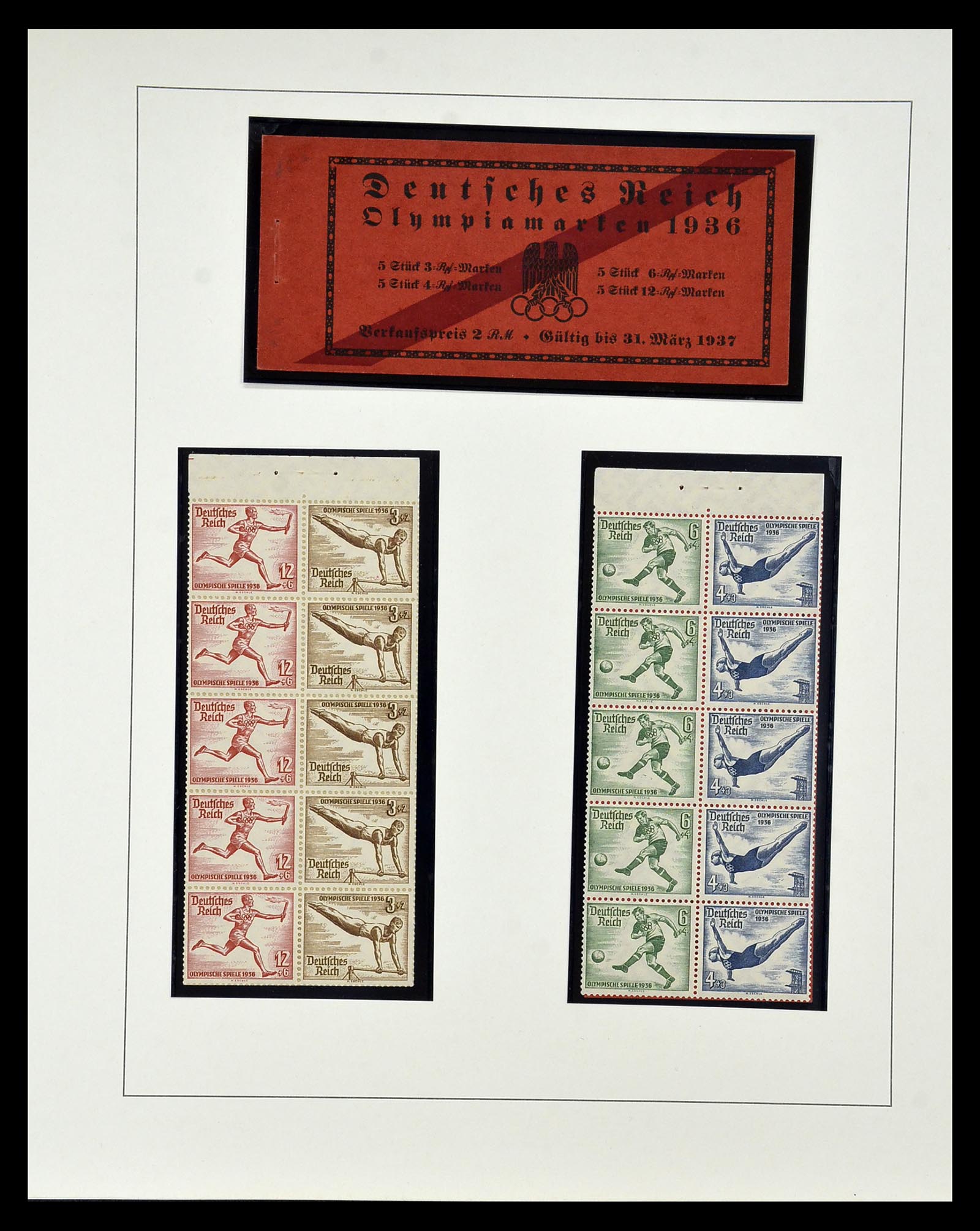 35085 051 - Stamp Collection 35085 Germany combinations SUPERcollection 1911-1955.