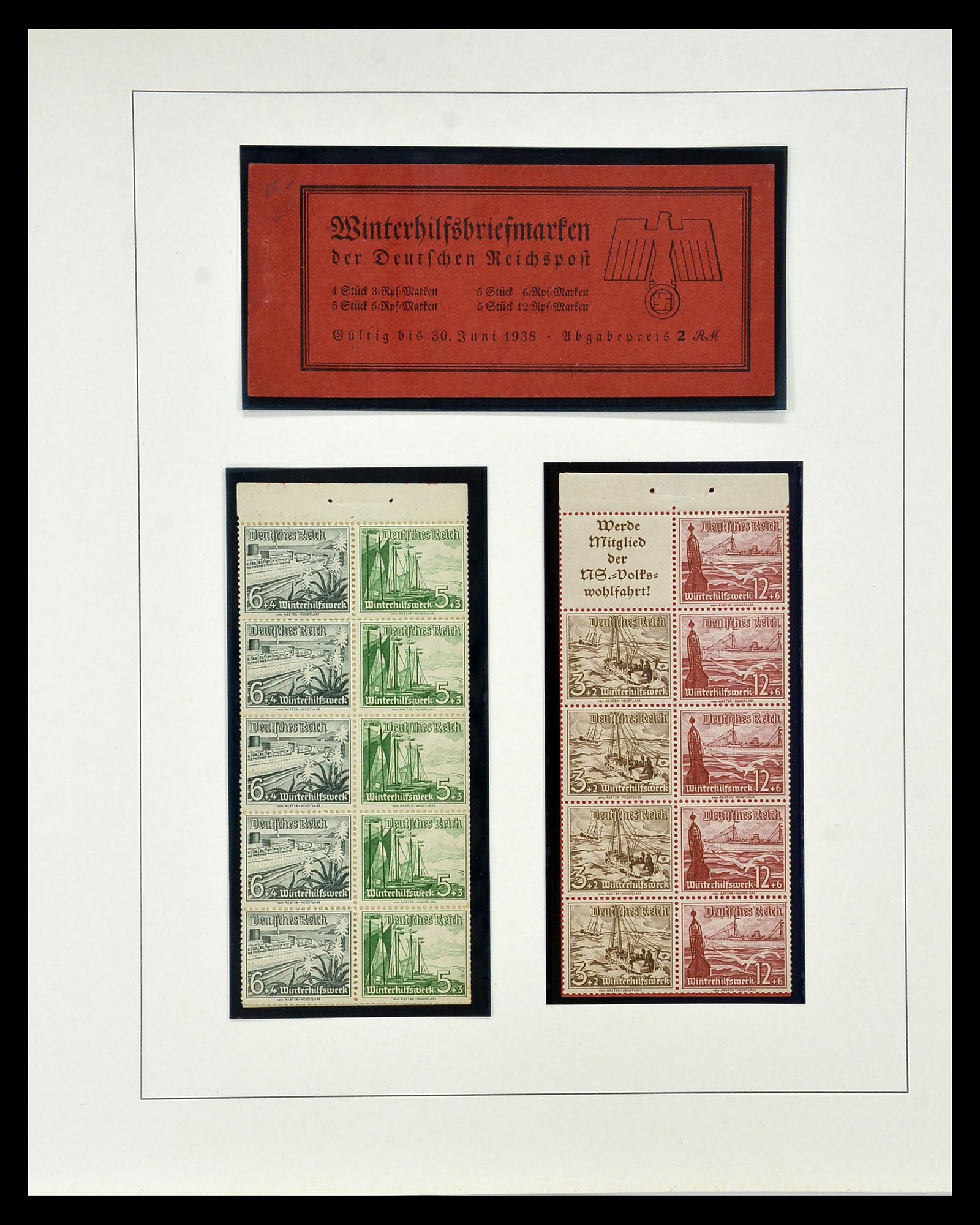 35085 052 - Stamp Collection 35085 Germany combinations SUPERcollection 1911-1955.