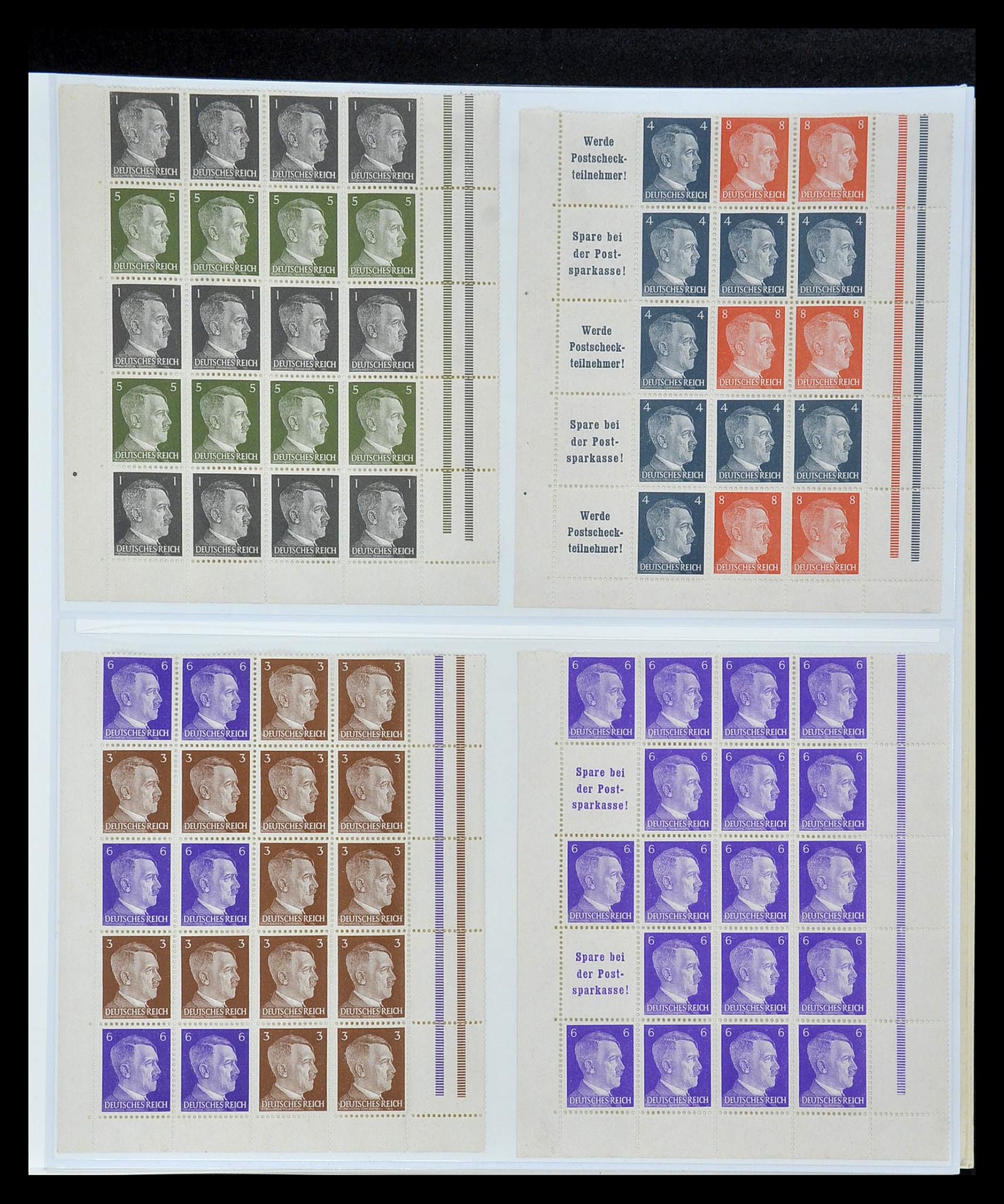 35085 059 - Stamp Collection 35085 Germany combinations SUPERcollection 1911-1955.