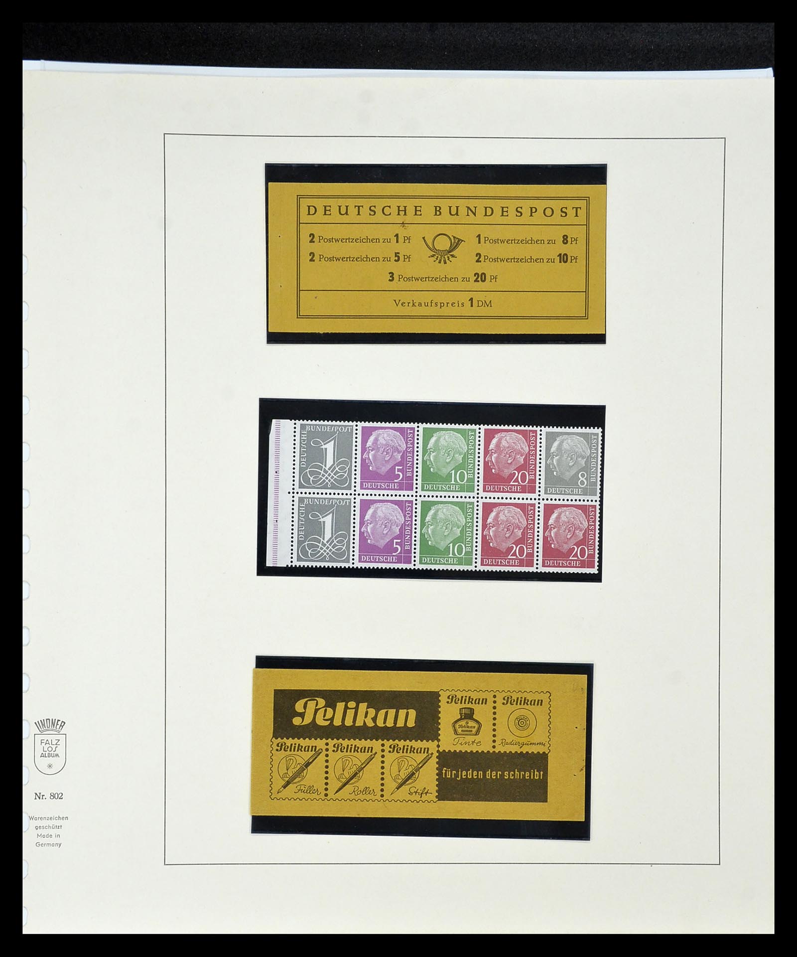 35085 064 - Stamp Collection 35085 Germany combinations SUPERcollection 1911-1955.