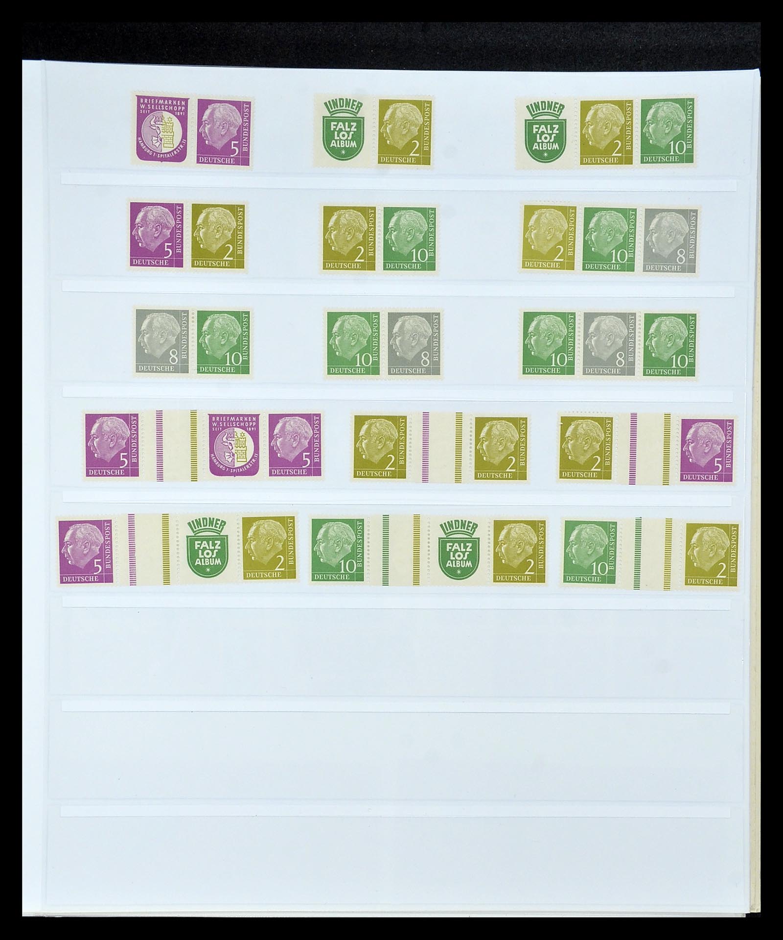 35085 065 - Postzegelverzameling 35085 Duitsland combinaties SUPERcollectie 1911-