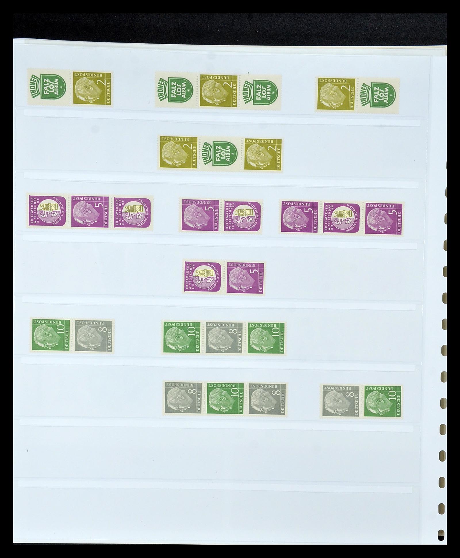 35085 066 - Postzegelverzameling 35085 Duitsland combinaties SUPERcollectie 1911-