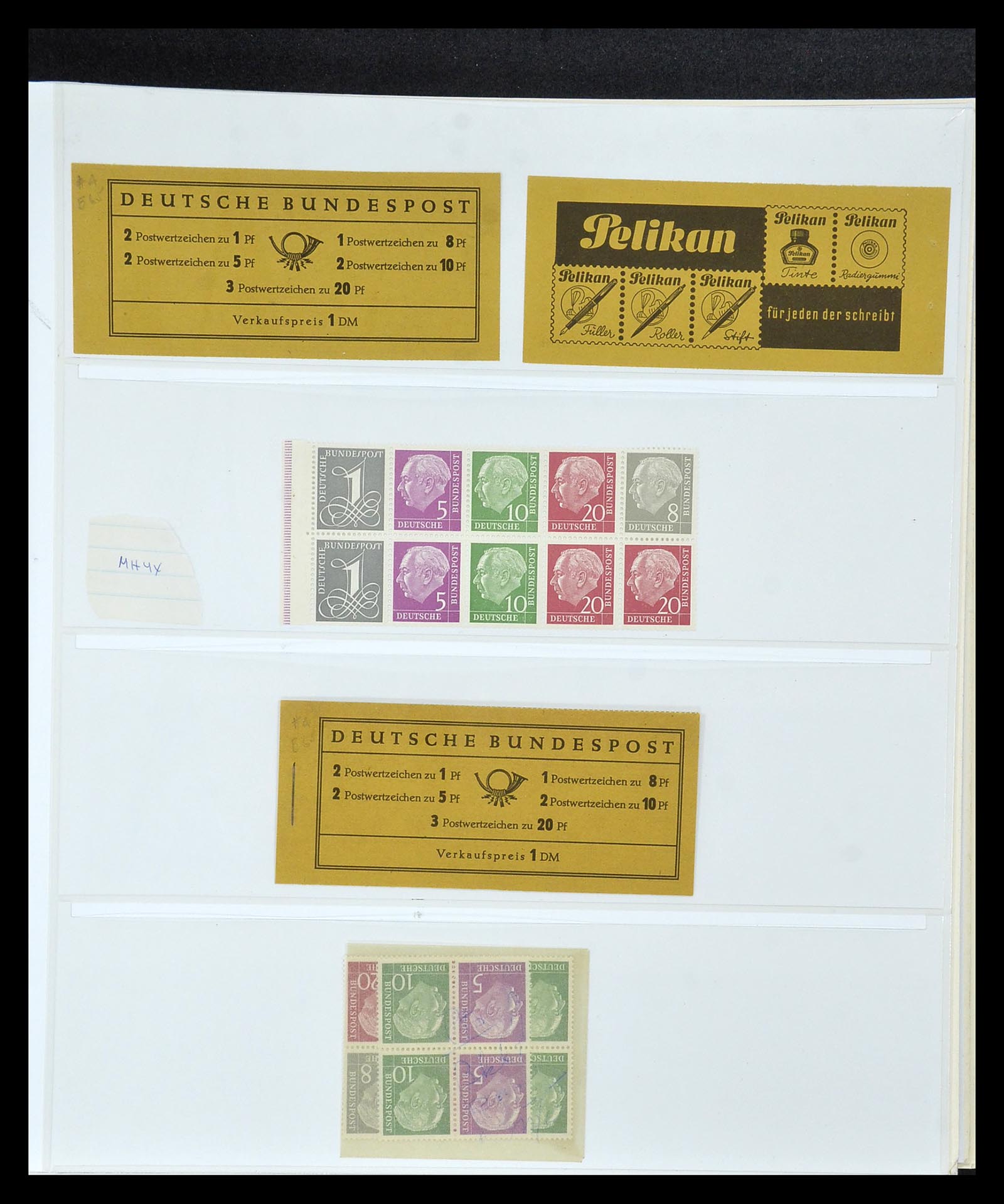 35085 069 - Stamp Collection 35085 Germany combinations SUPERcollection 1911-1955.
