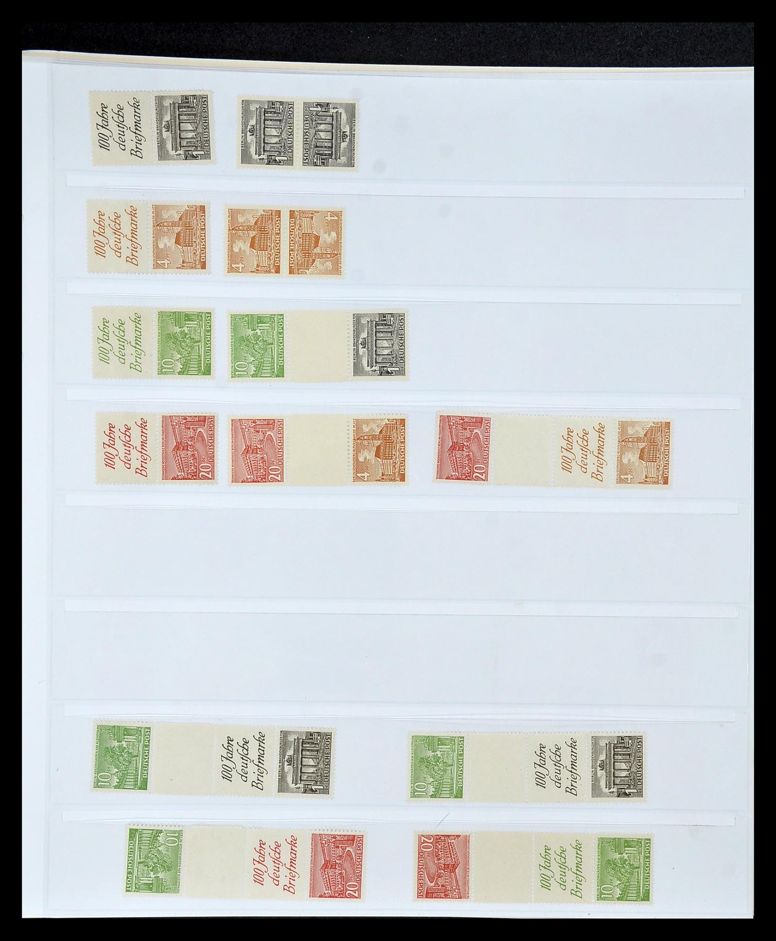 35085 079 - Stamp Collection 35085 Germany combinations SUPERcollection 1911-1955.
