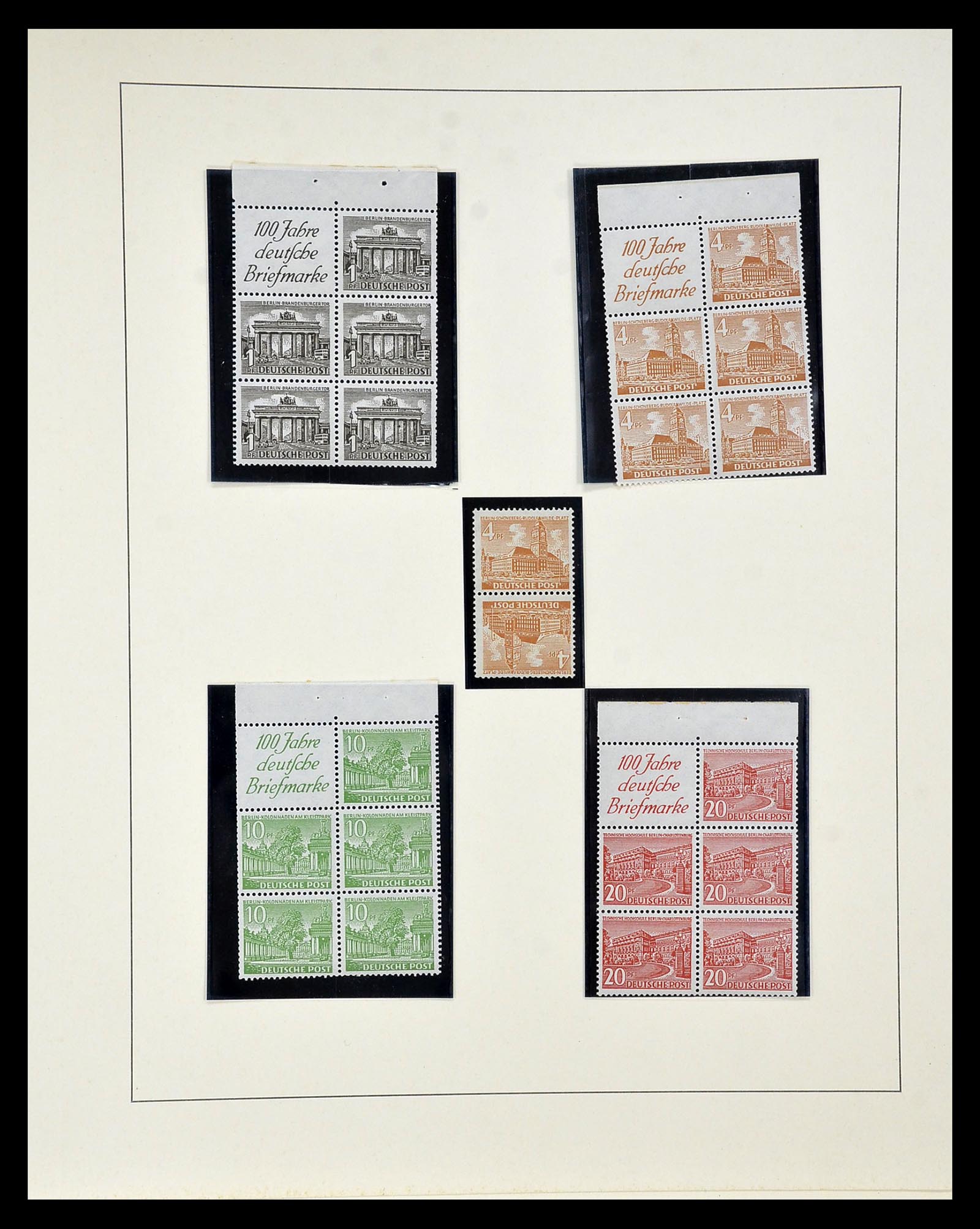 35085 086 - Stamp Collection 35085 Germany combinations SUPERcollection 1911-1955.