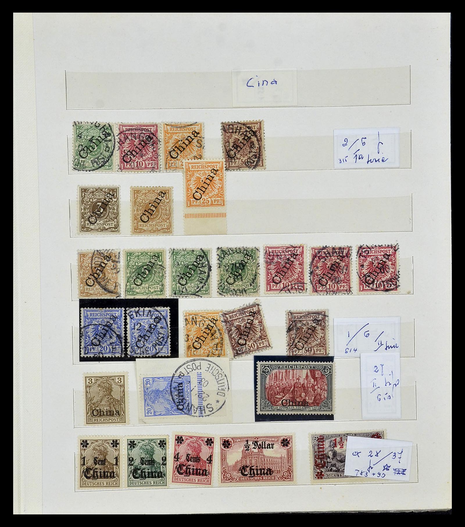 35089 001 - Postzegelverzameling 35089 Duitse koloniën 1884-1919.