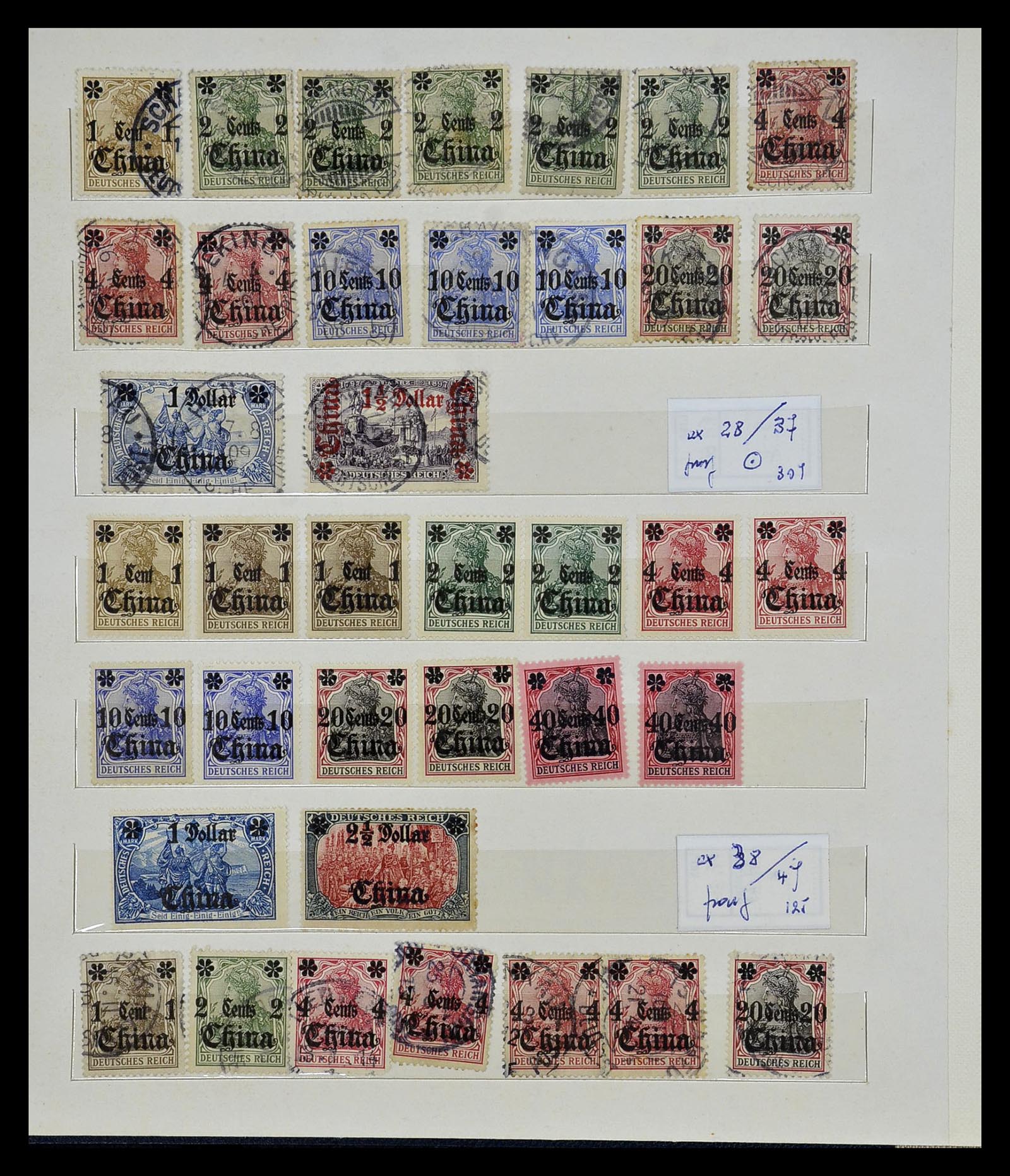 35089 002 - Postzegelverzameling 35089 Duitse koloniën 1884-1919.