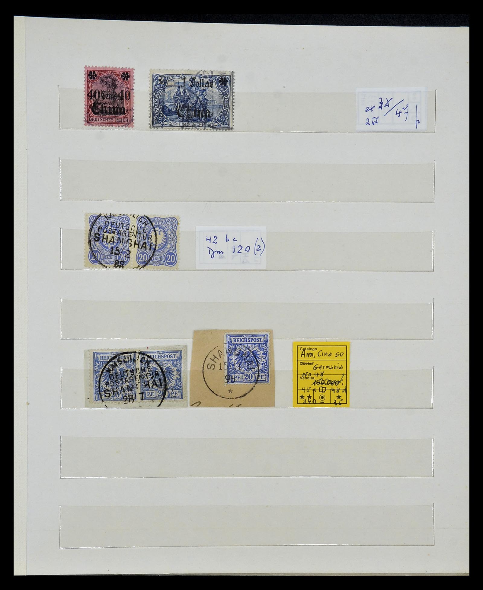 35089 003 - Postzegelverzameling 35089 Duitse koloniën 1884-1919.