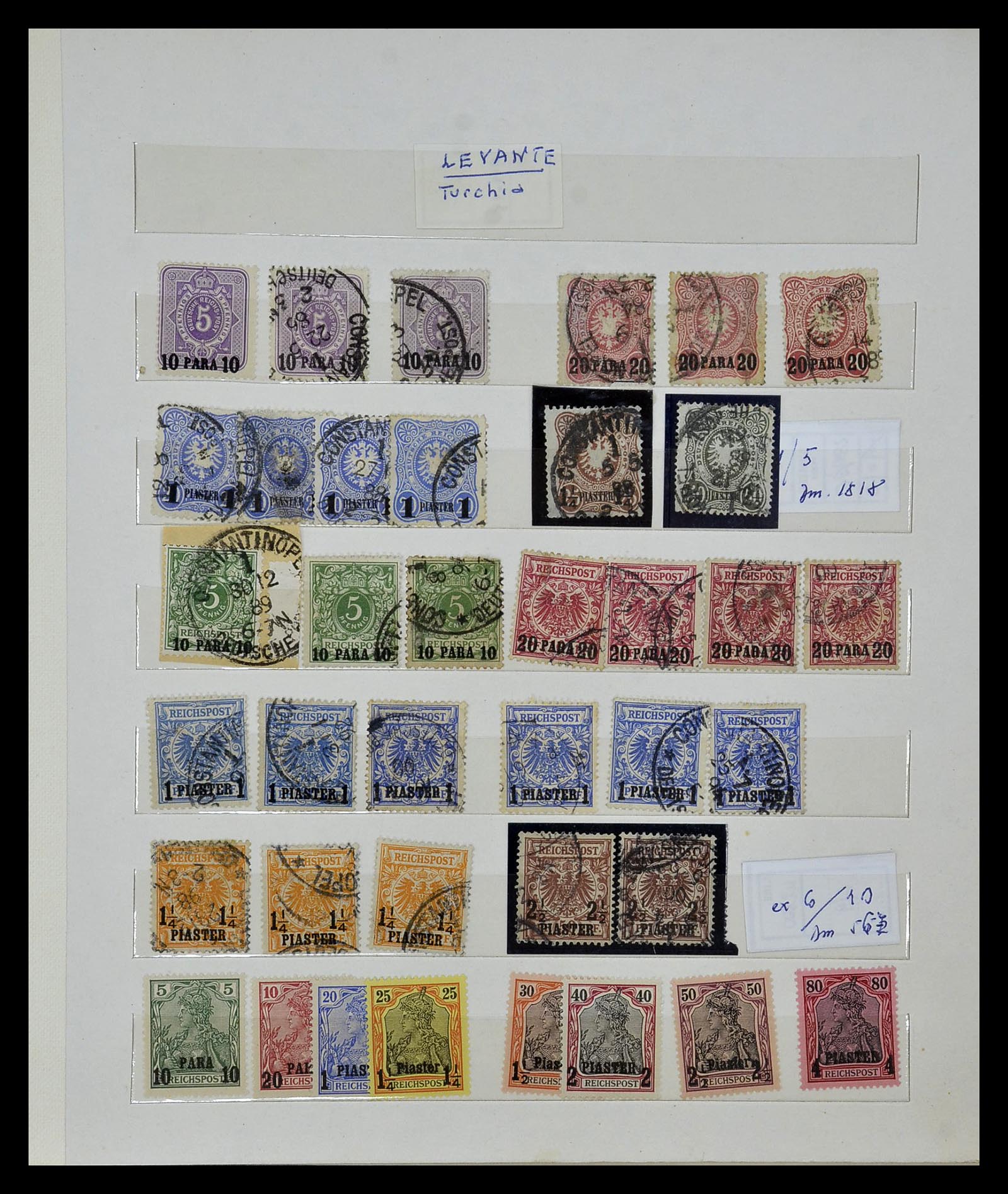 35089 005 - Postzegelverzameling 35089 Duitse koloniën 1884-1919.