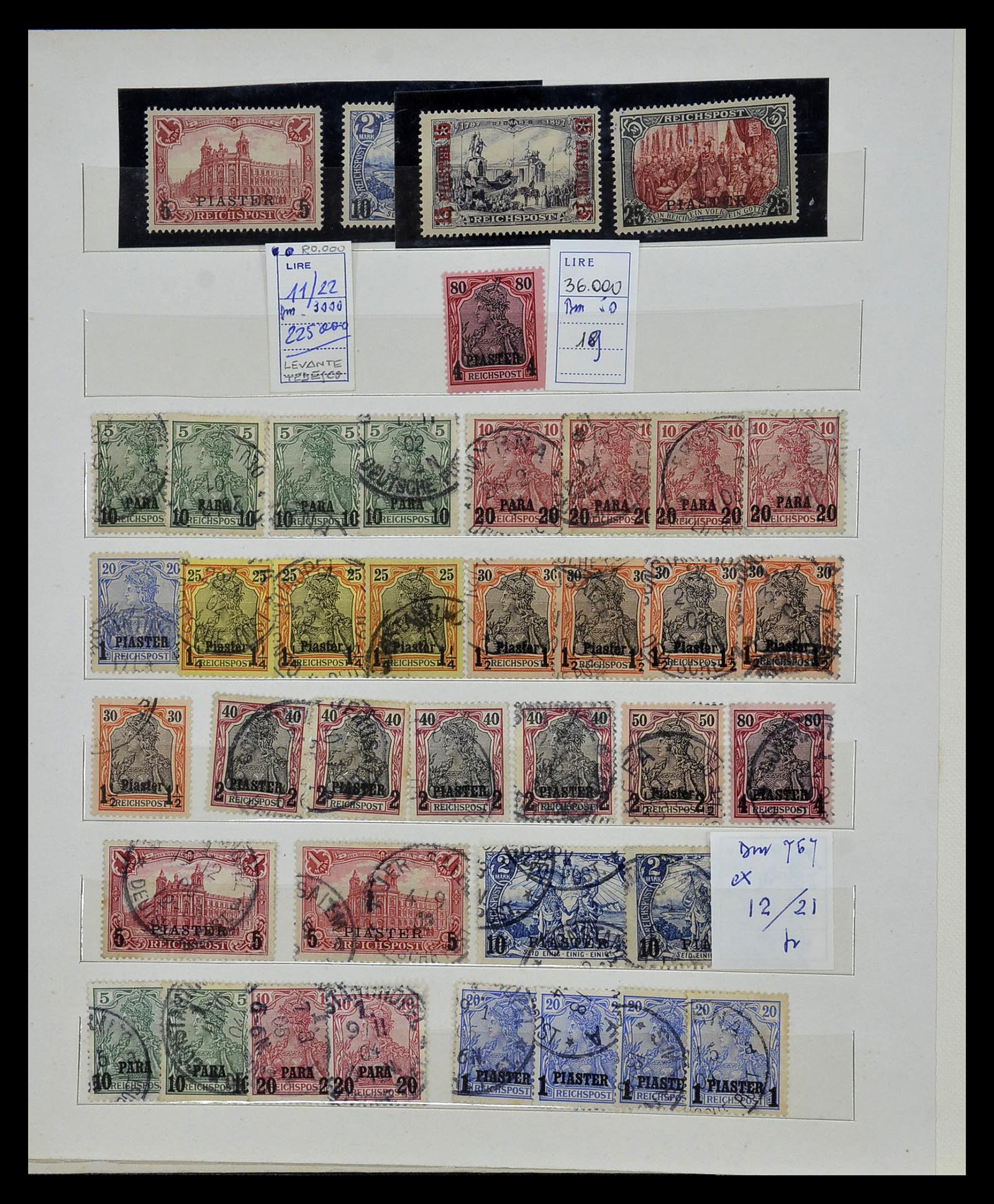 35089 006 - Postzegelverzameling 35089 Duitse koloniën 1884-1919.