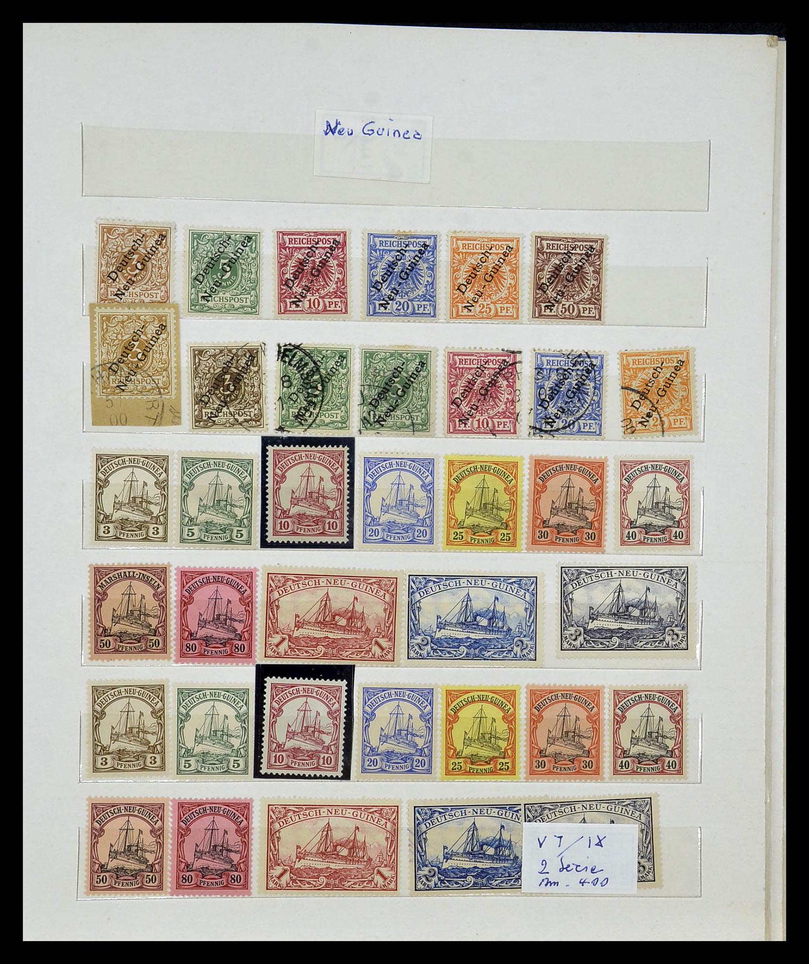 35089 009 - Postzegelverzameling 35089 Duitse koloniën 1884-1919.