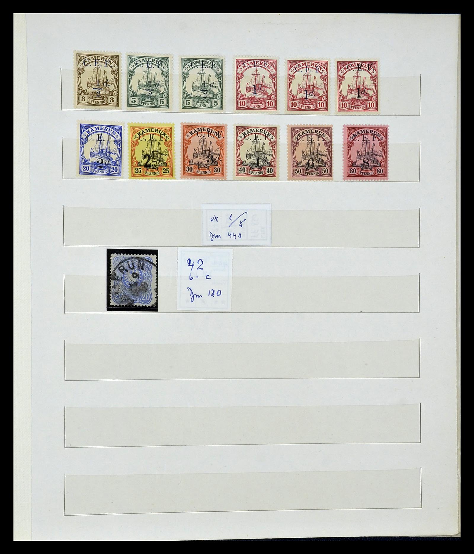 35089 017 - Postzegelverzameling 35089 Duitse koloniën 1884-1919.