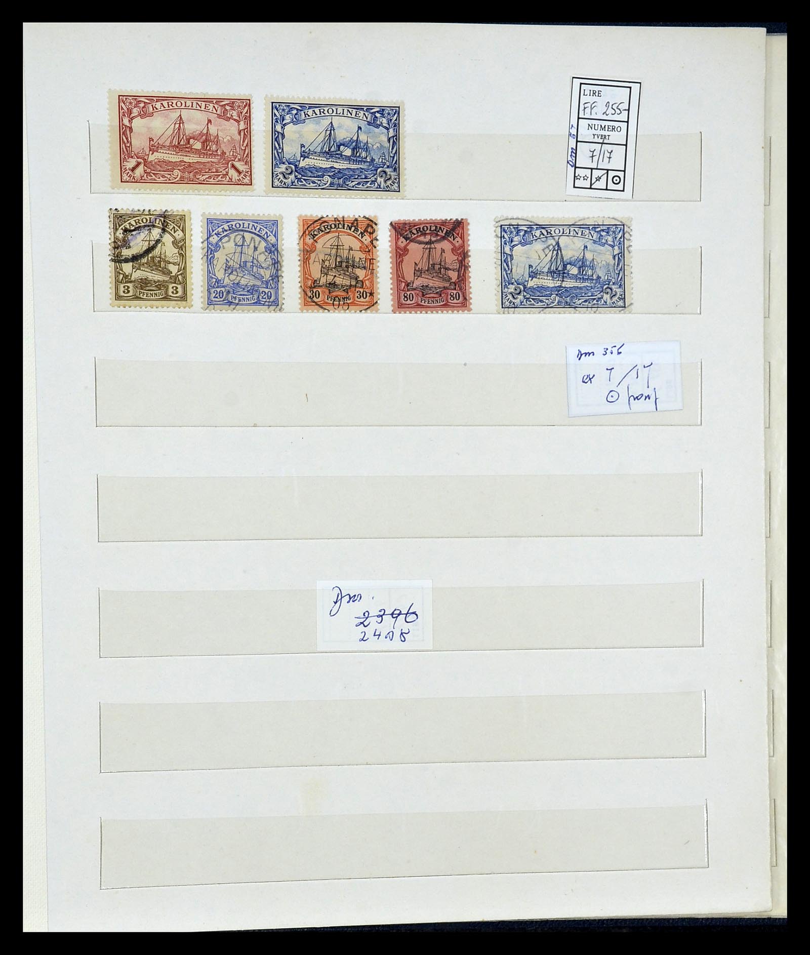 35089 019 - Postzegelverzameling 35089 Duitse koloniën 1884-1919.