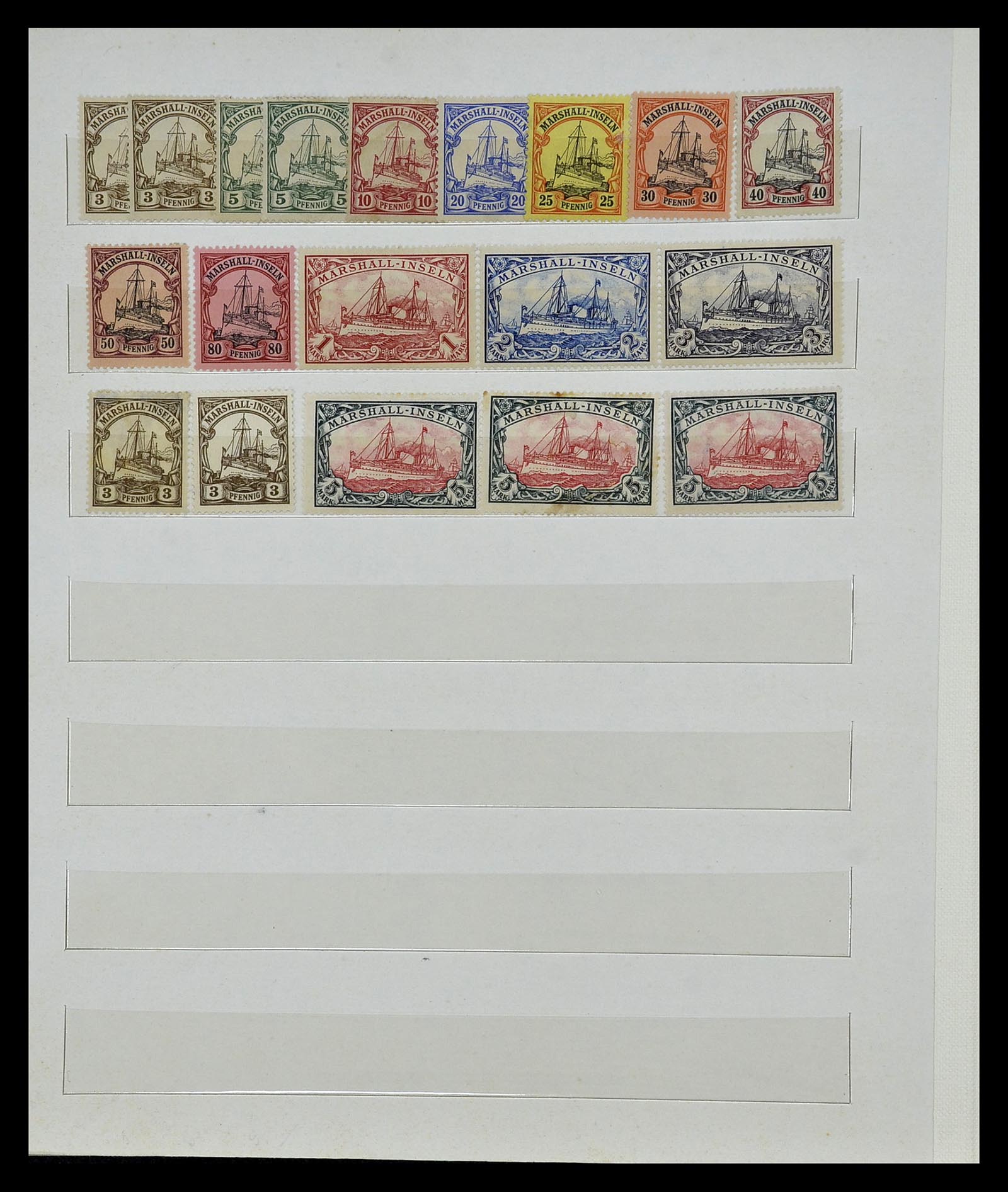 35089 024 - Postzegelverzameling 35089 Duitse koloniën 1884-1919.