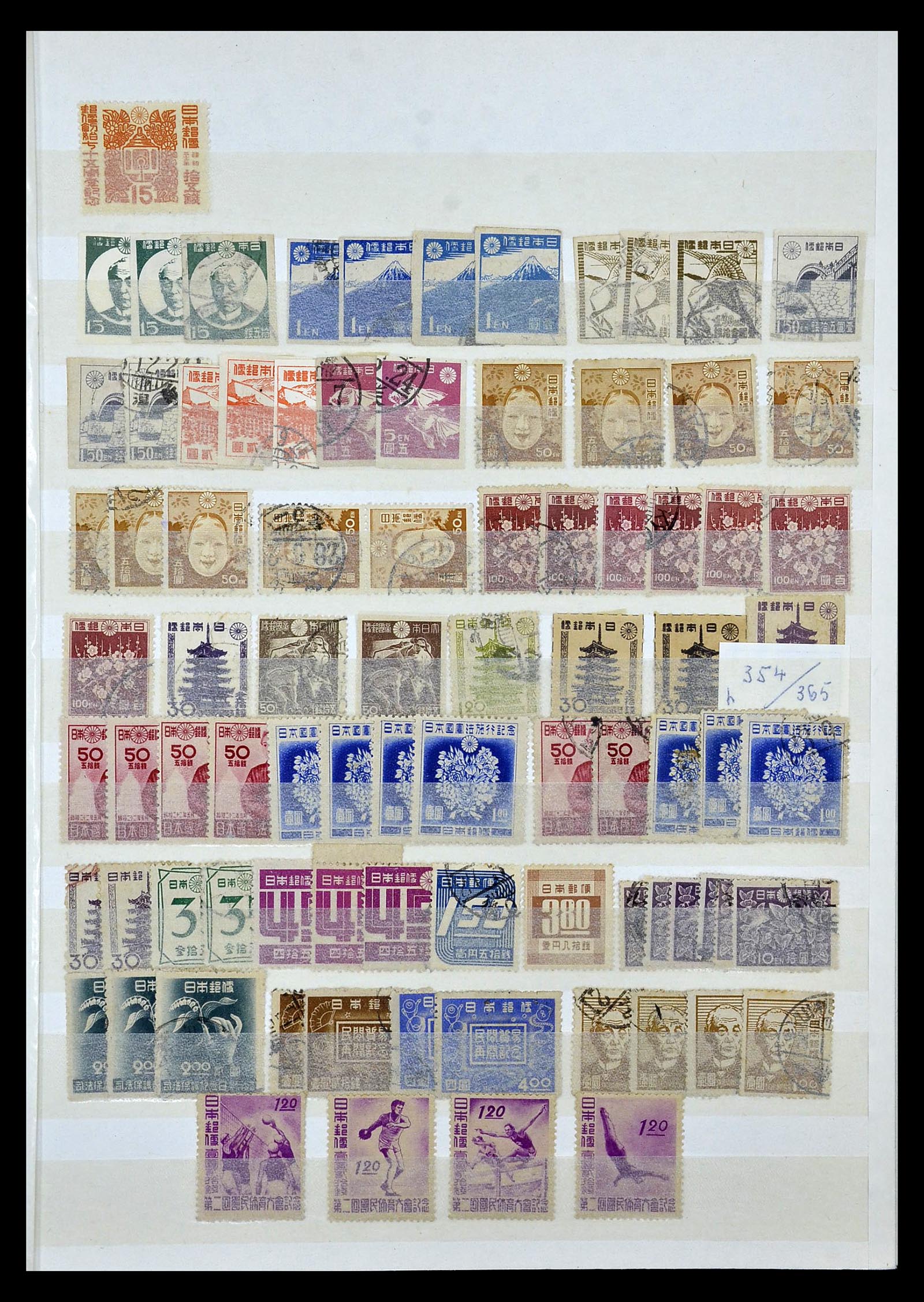35090 019 - Postzegelverzameling 35090 Japan 1871-1996.