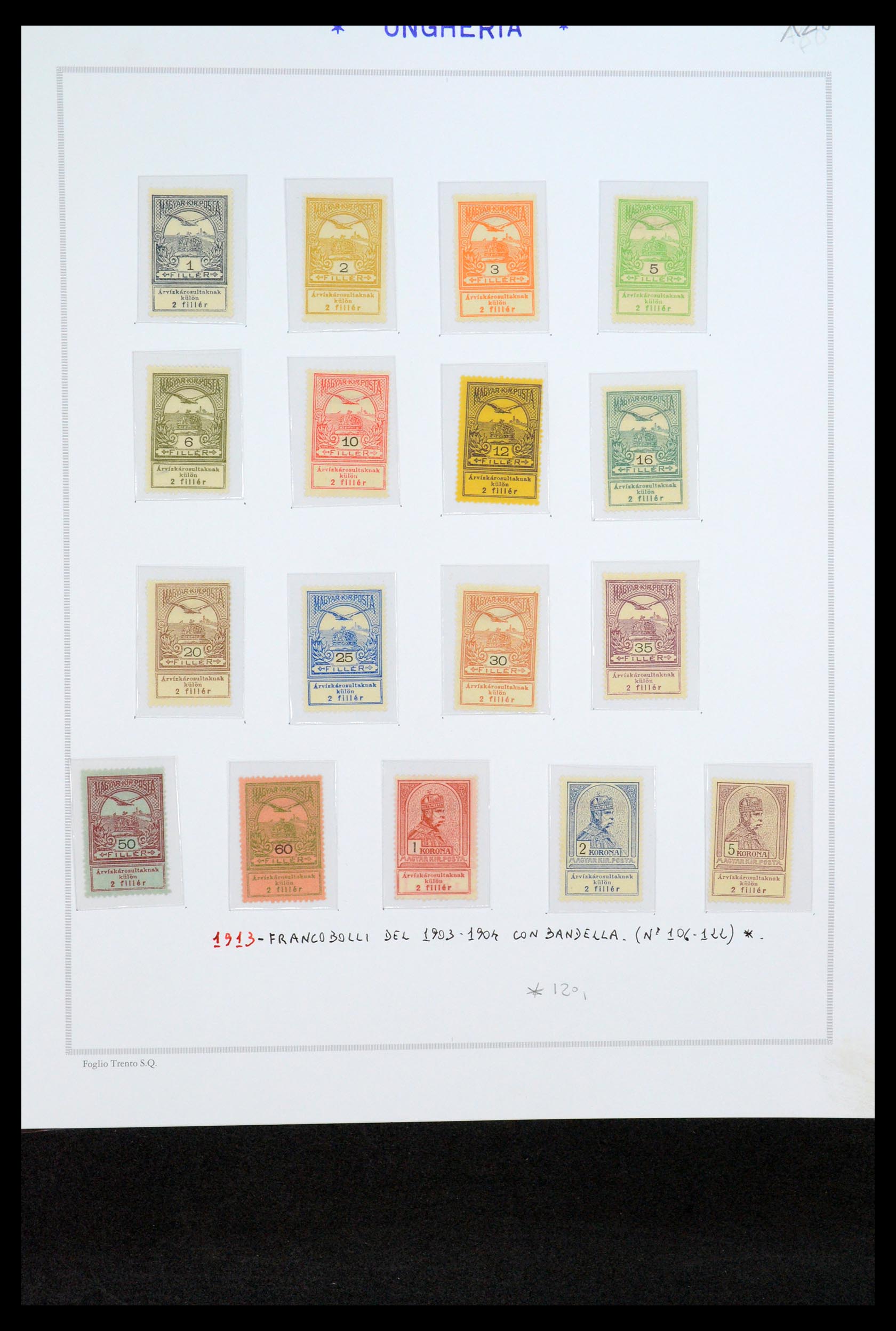 35091 002 - Postzegelverzameling 35091 Hongarije 1913-2012.