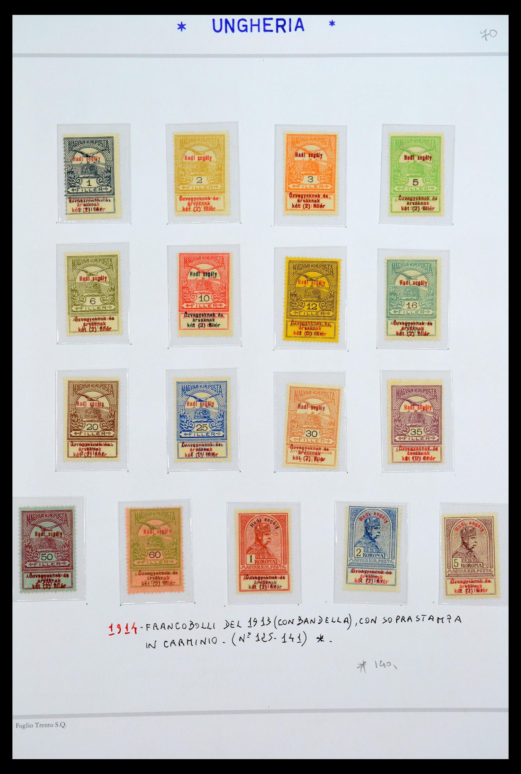 35091 003 - Postzegelverzameling 35091 Hongarije 1913-2012.