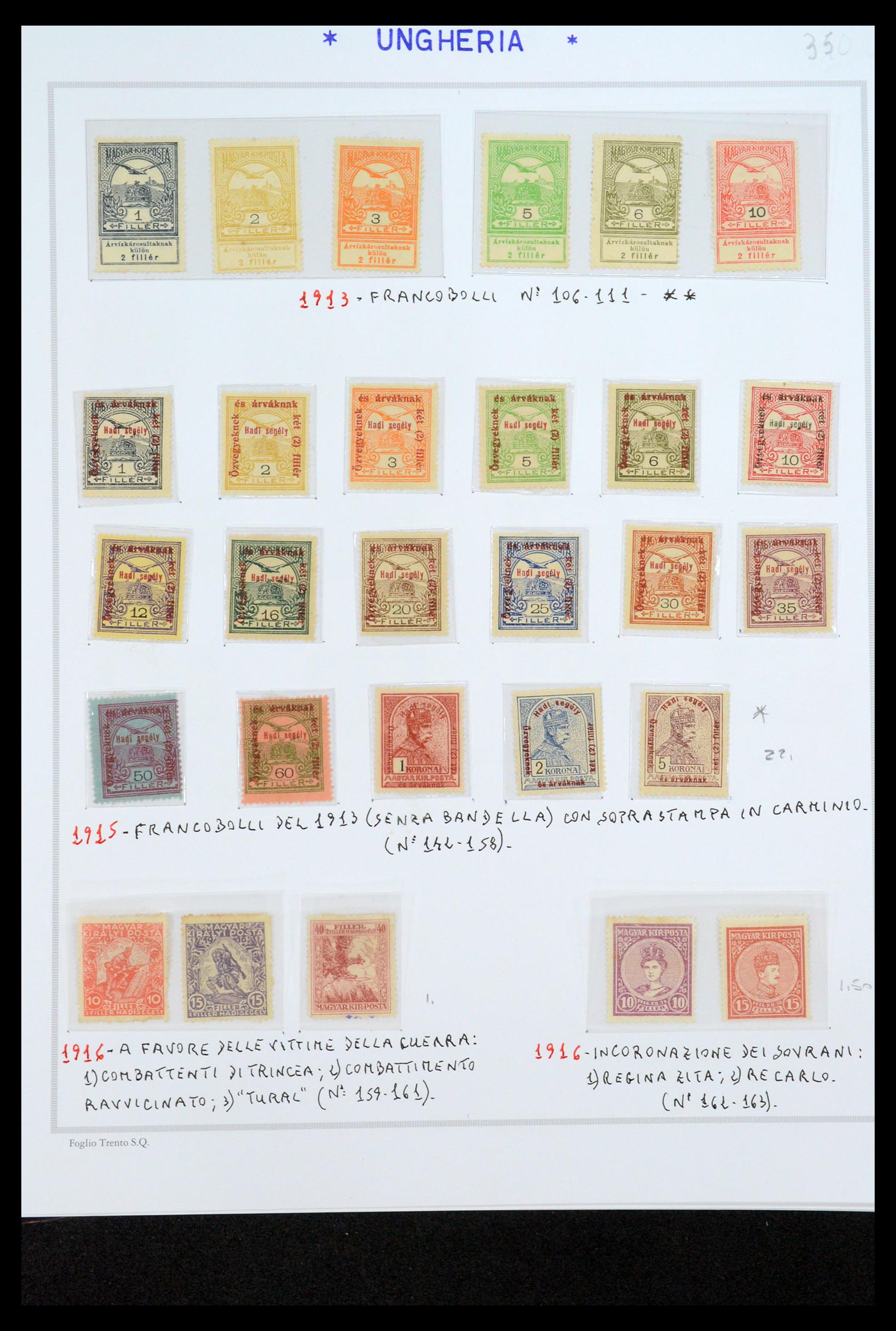 35091 004 - Postzegelverzameling 35091 Hongarije 1913-2012.