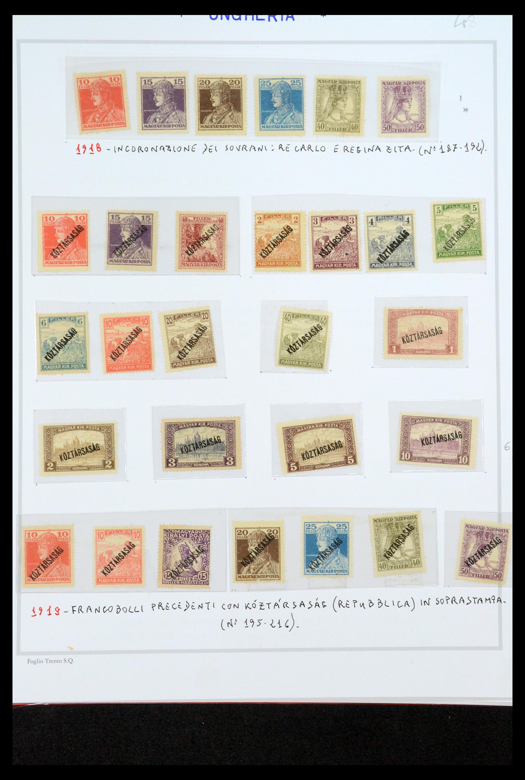 35091 006 - Postzegelverzameling 35091 Hongarije 1913-2012.