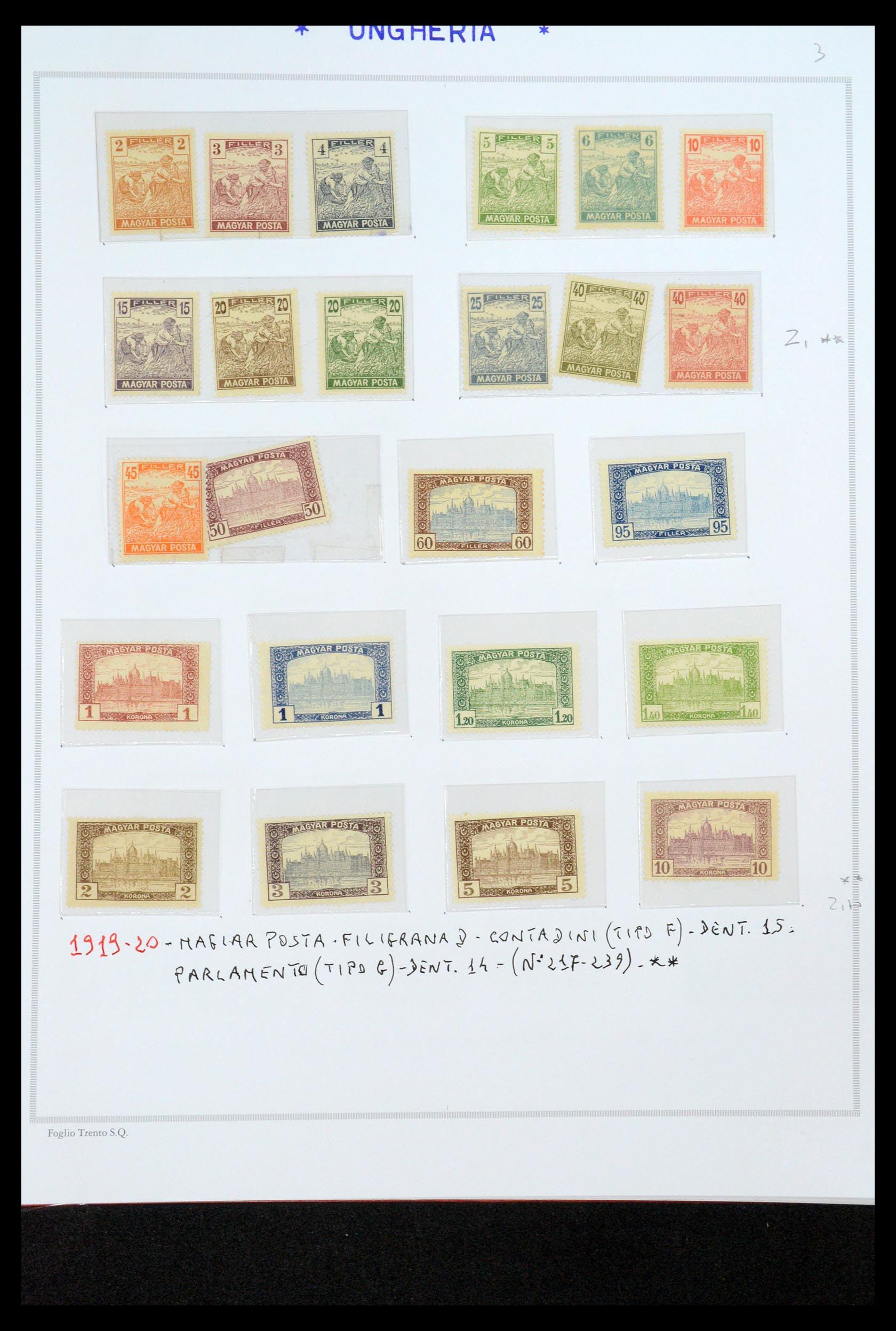 35091 007 - Postzegelverzameling 35091 Hongarije 1913-2012.