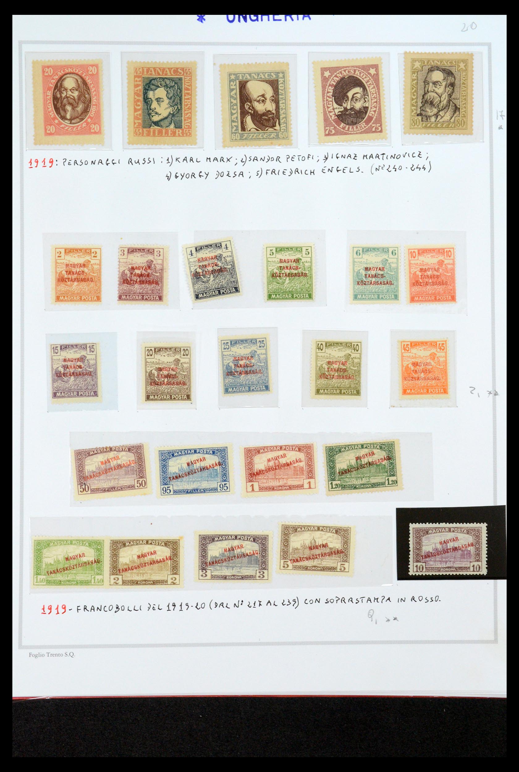 35091 008 - Postzegelverzameling 35091 Hongarije 1913-2012.