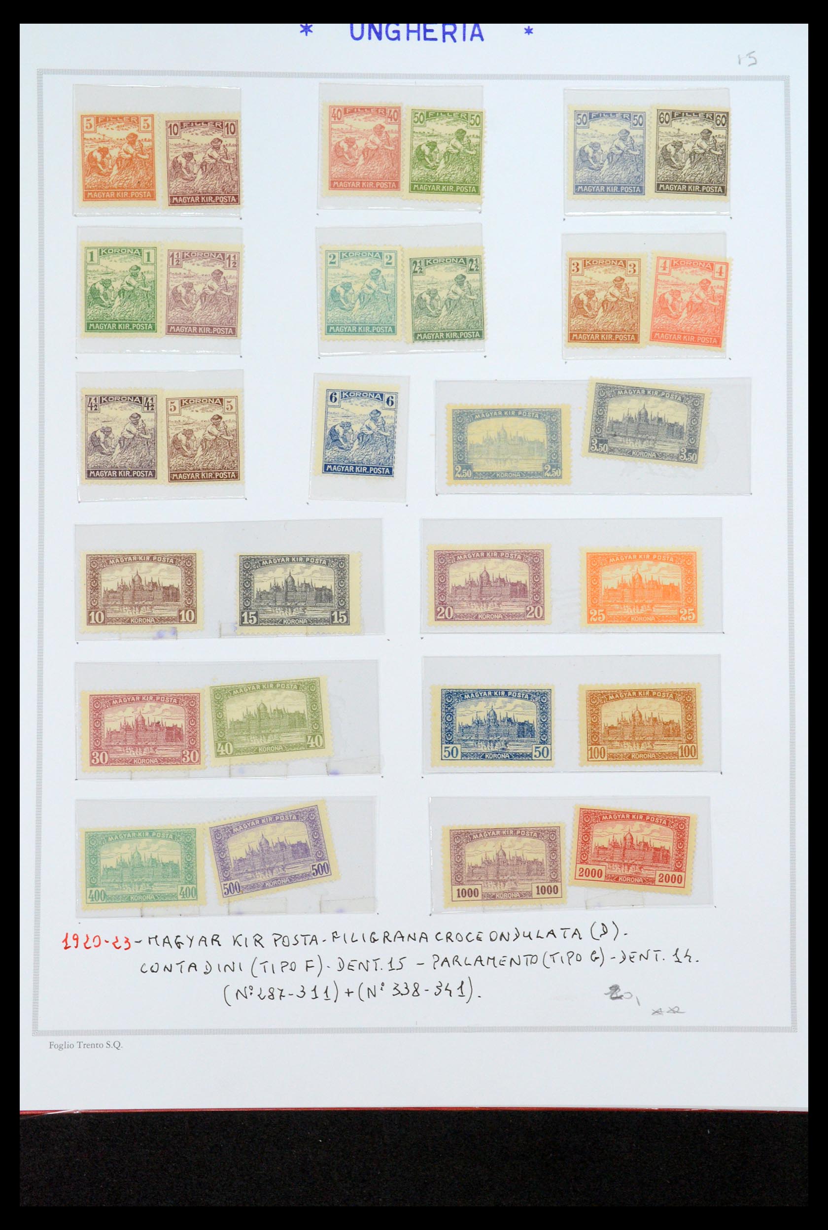 35091 010 - Postzegelverzameling 35091 Hongarije 1913-2012.