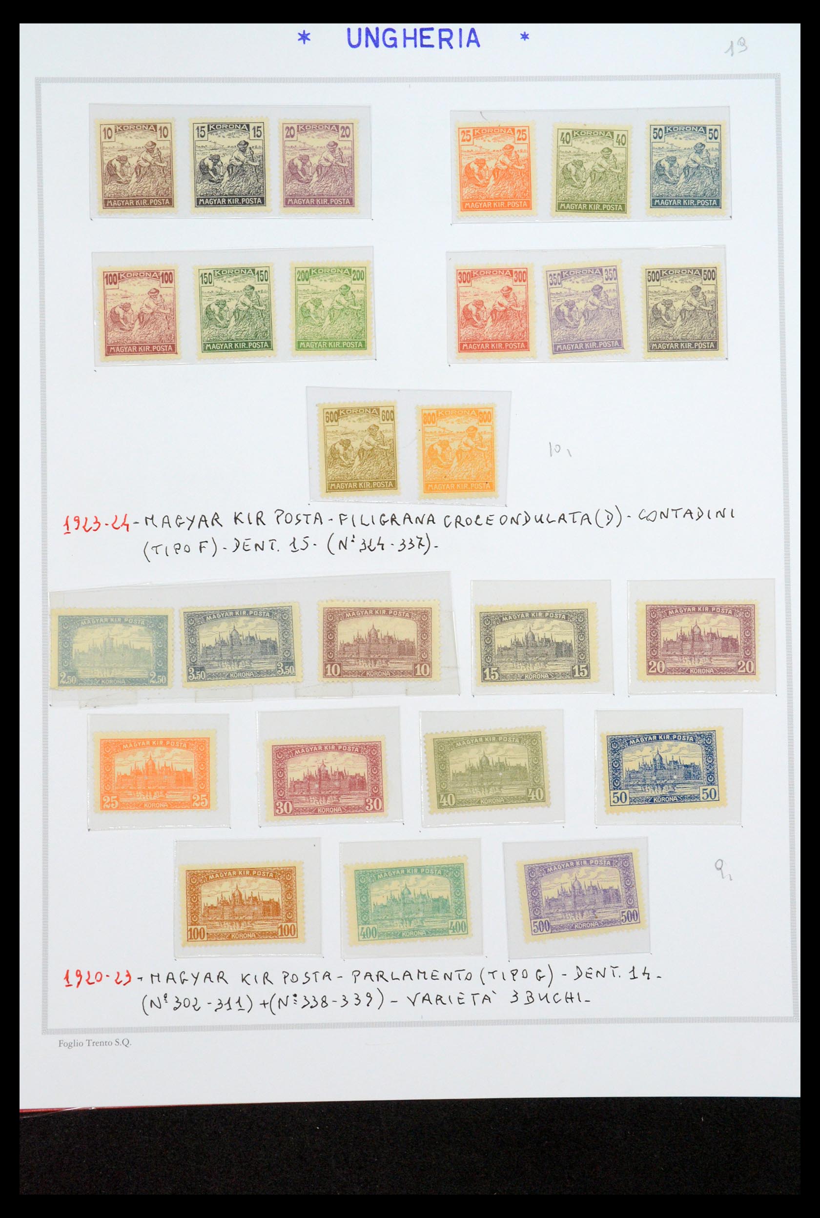 35091 012 - Postzegelverzameling 35091 Hongarije 1913-2012.