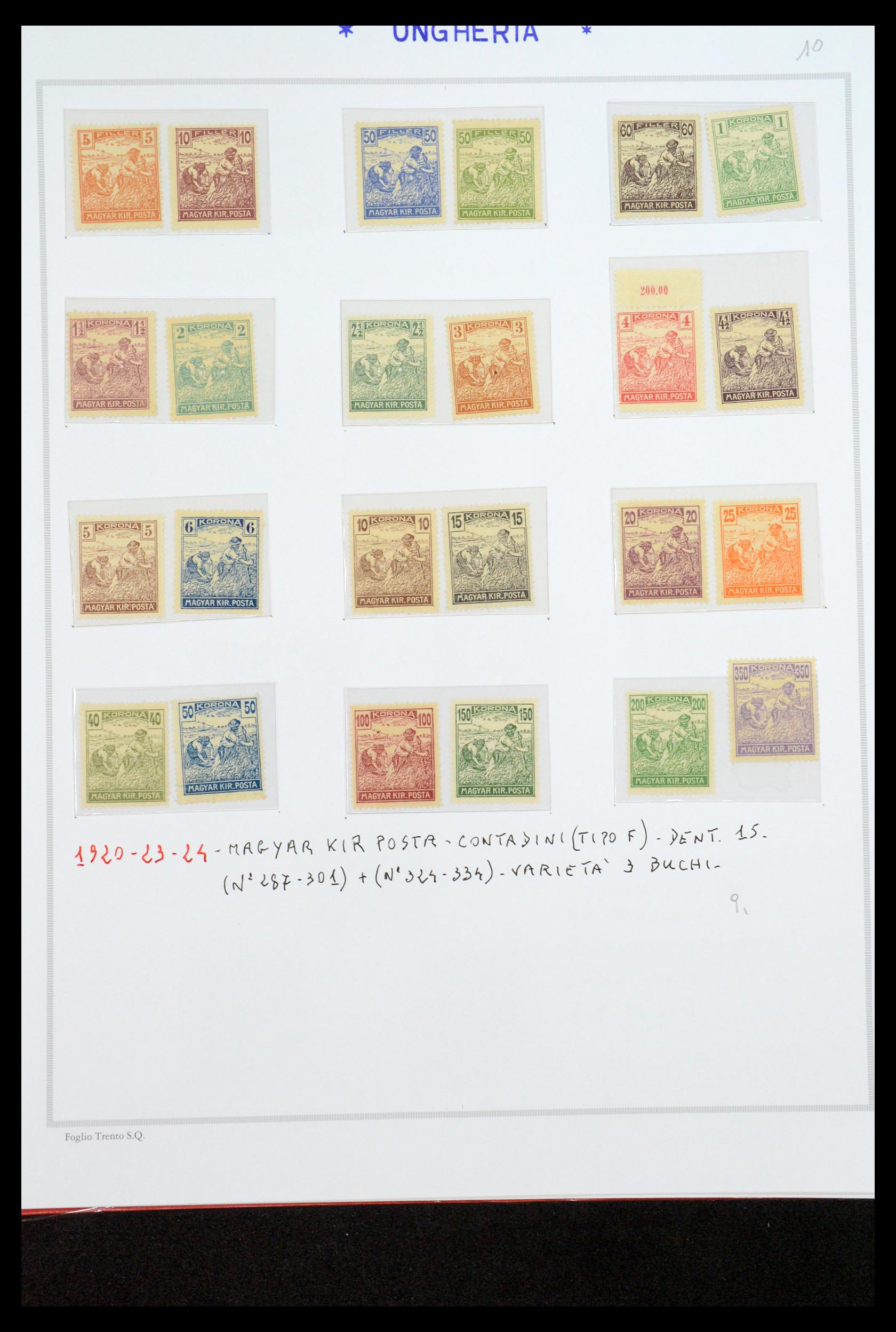 35091 013 - Postzegelverzameling 35091 Hongarije 1913-2012.
