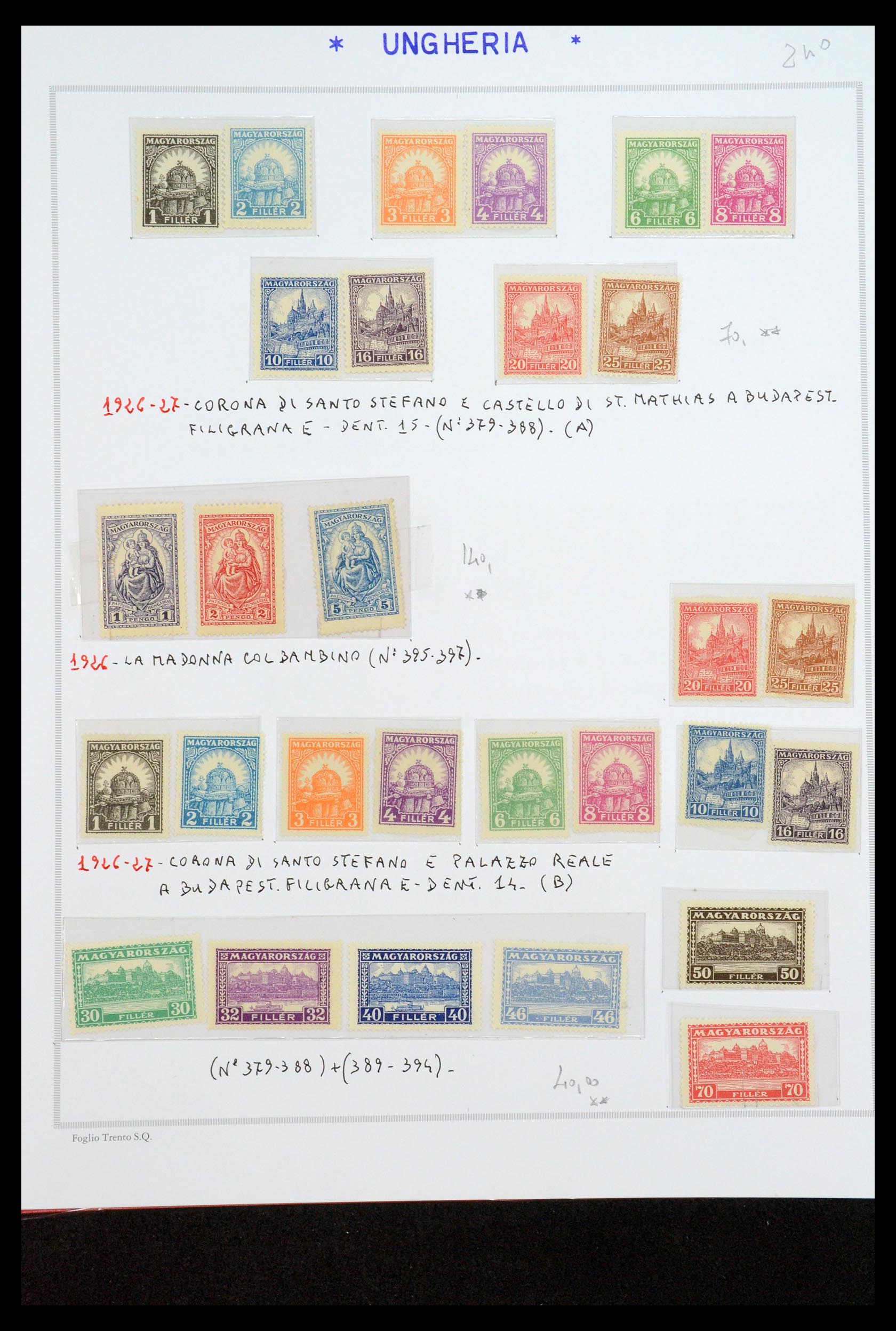 35091 016 - Postzegelverzameling 35091 Hongarije 1913-2012.