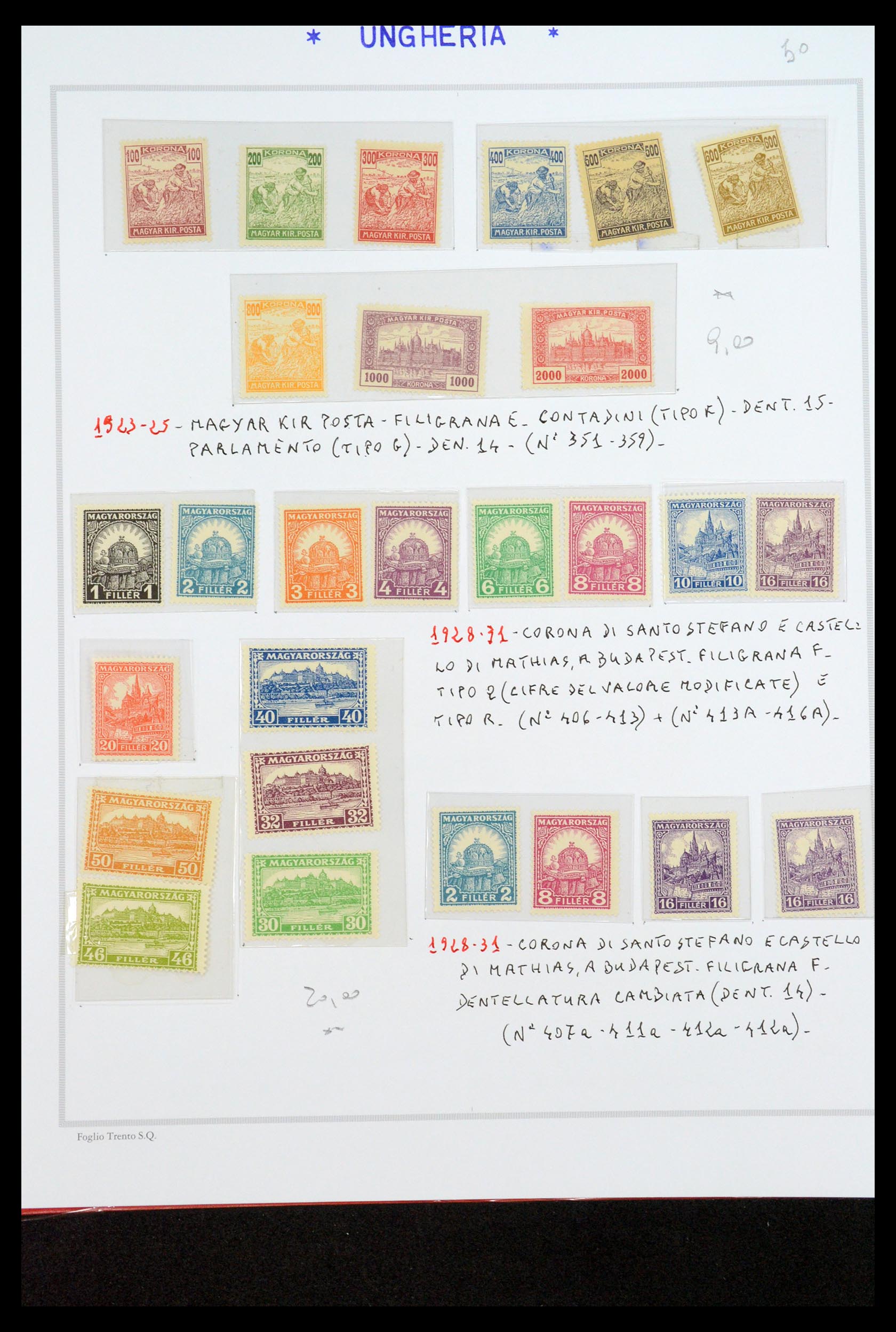 35091 017 - Postzegelverzameling 35091 Hongarije 1913-2012.