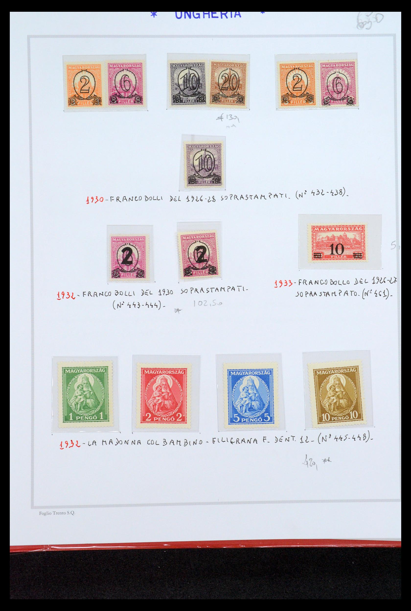 35091 032 - Stamp Collection 35091 Hungary 1913-2012.